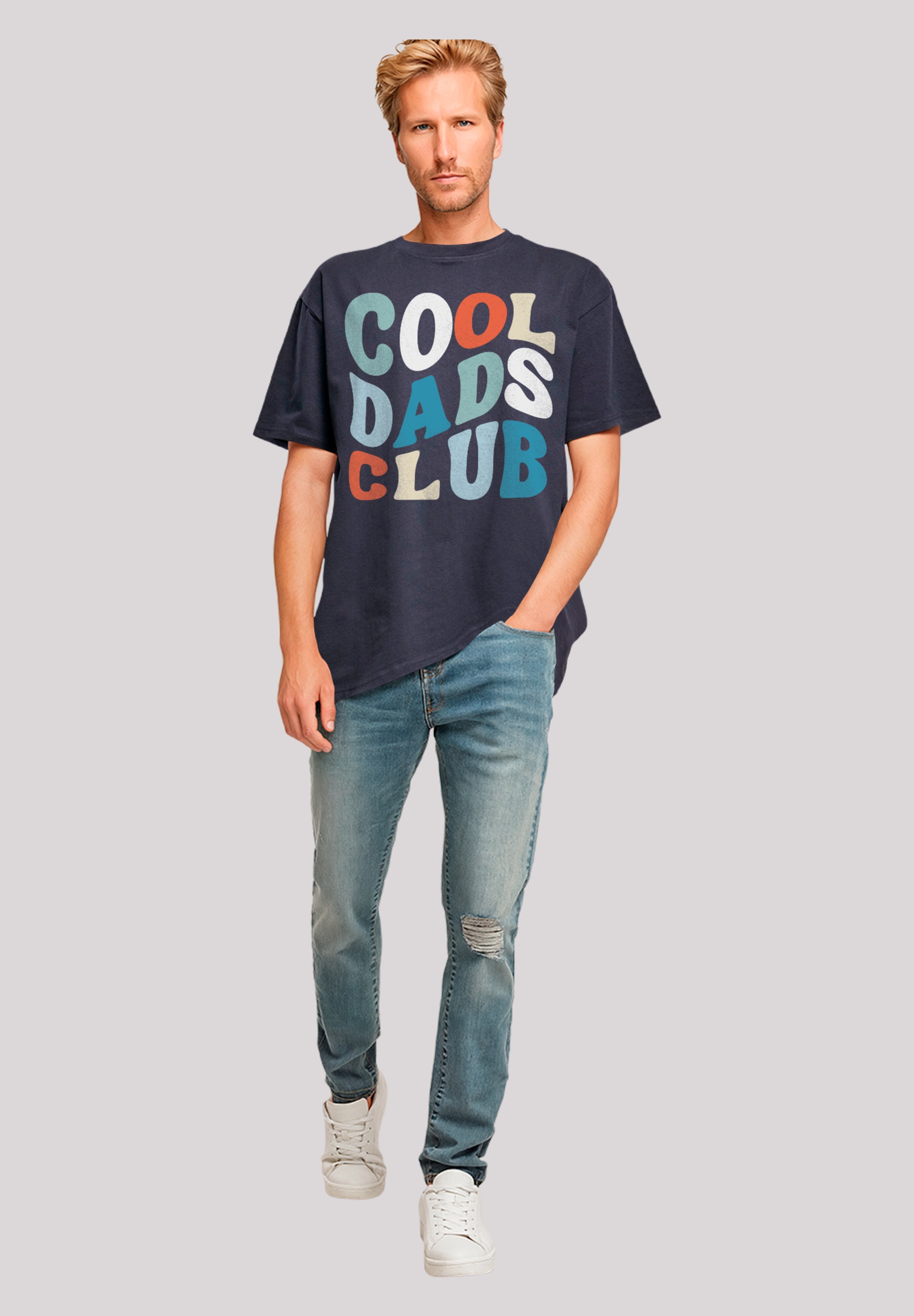 F4NT4STIC T-Shirt »Cool Dads Club«, Premium Qualität