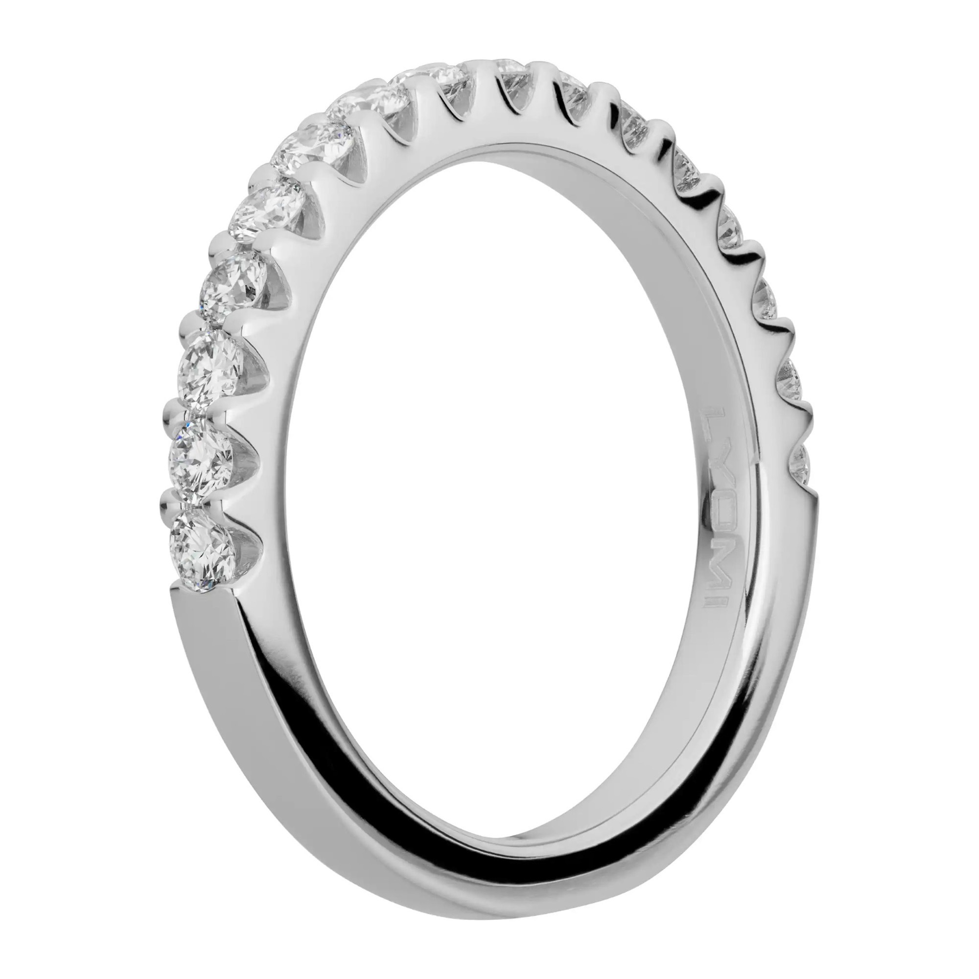 LYOMI Fingerring »585/- Weißgold 16 synth. Diam. 0,70ct.«