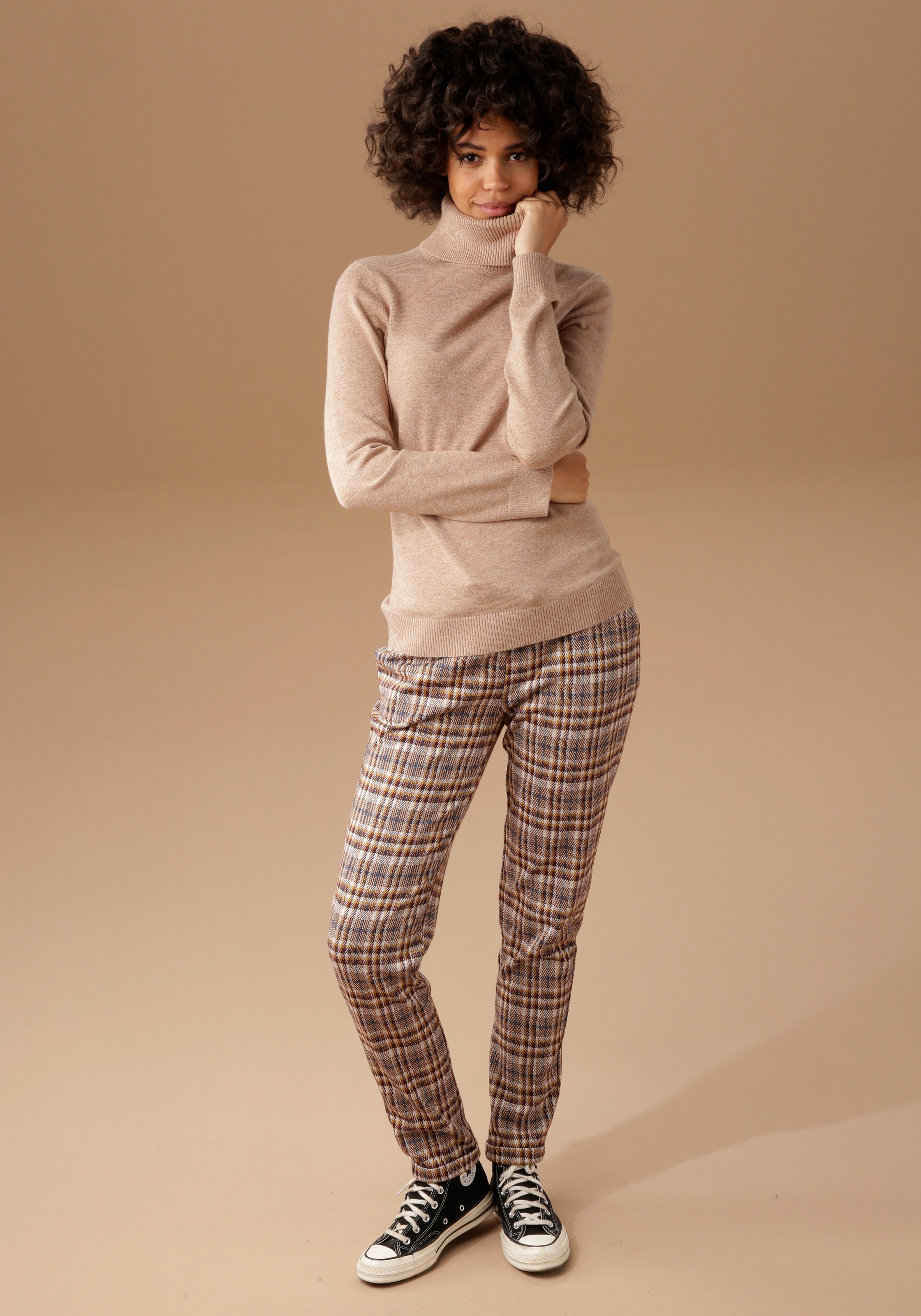 Aniston CASUAL Strickpullover mit Rollkragen NH7679