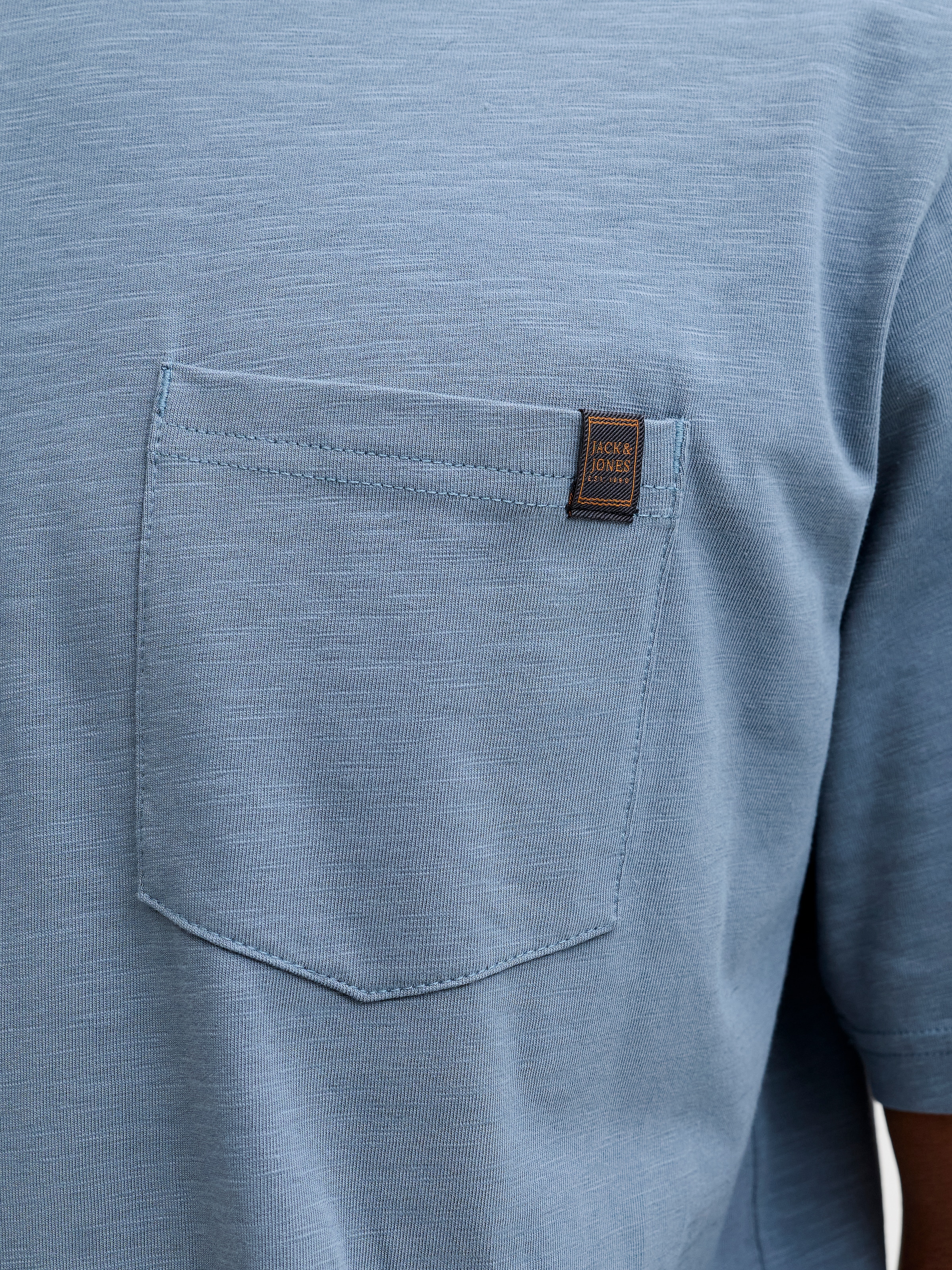 Jack & Jones Kurzarmshirt »JJEDOVER SLUB TEE SS NOOS« Baumwollmischung, relaxed fit