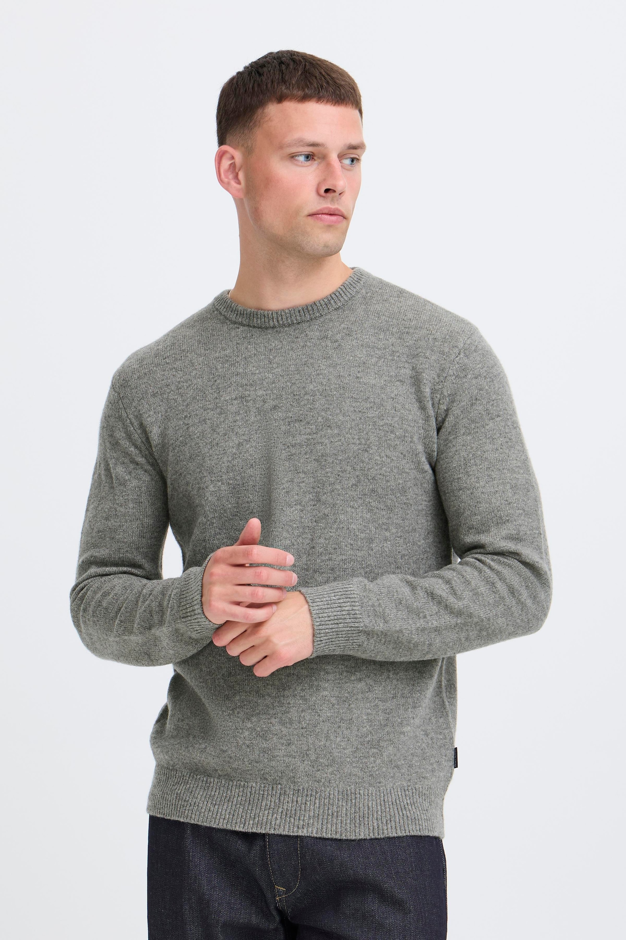 Blend Strickpullover "BHBRANKO CREW KNIT" Wollmischung, regular fit günstig online kaufen