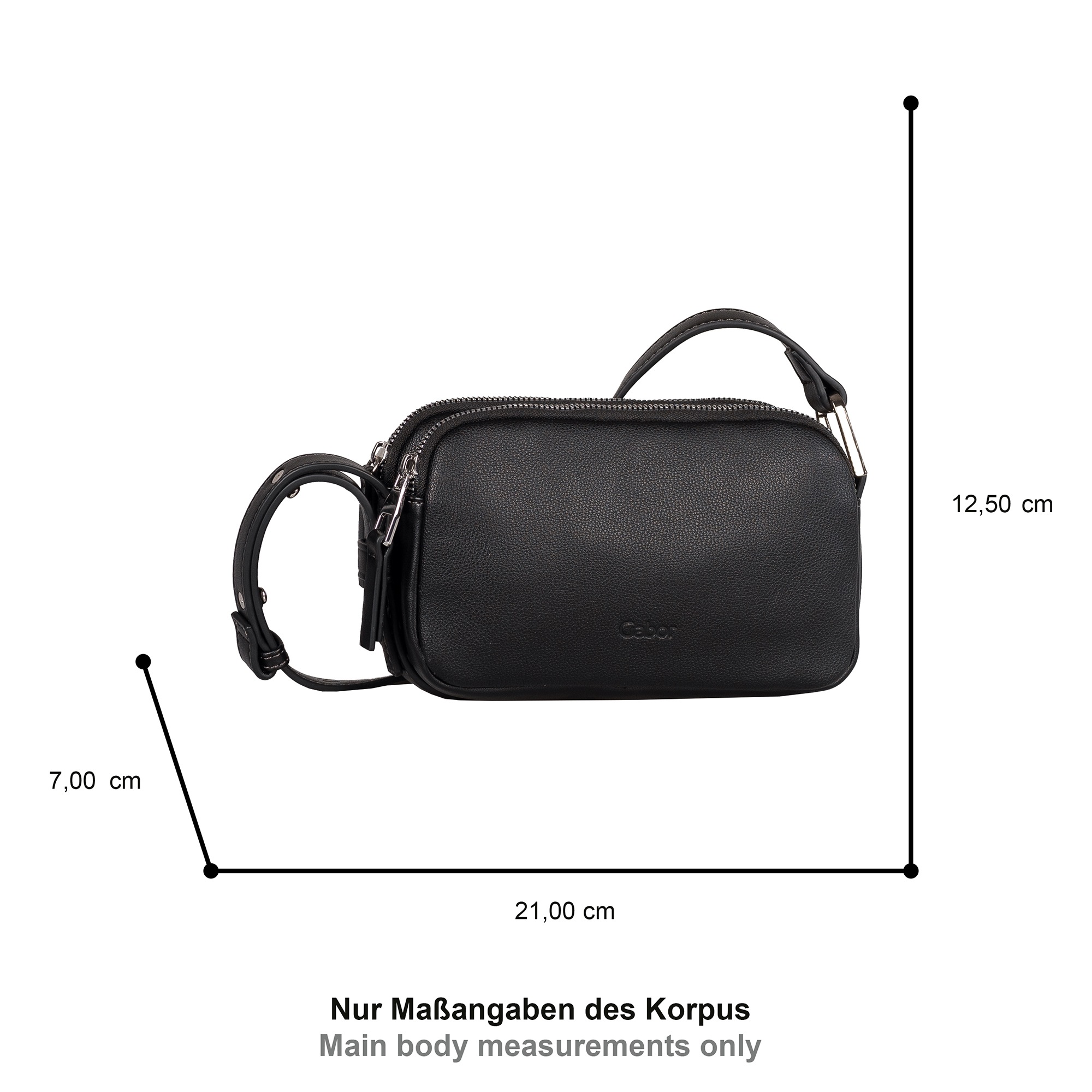 Gabor Handtasche "Millie" femininer Touch mit der abgerundeter Form mit edl günstig online kaufen
