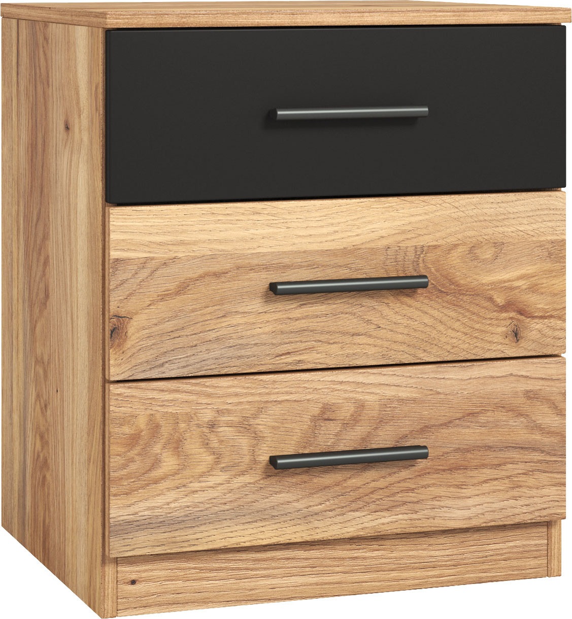 Home affaire Nachtkonsole "Faweza,Breite 46 cm, Nachtschrank mit 3 Schublad günstig online kaufen