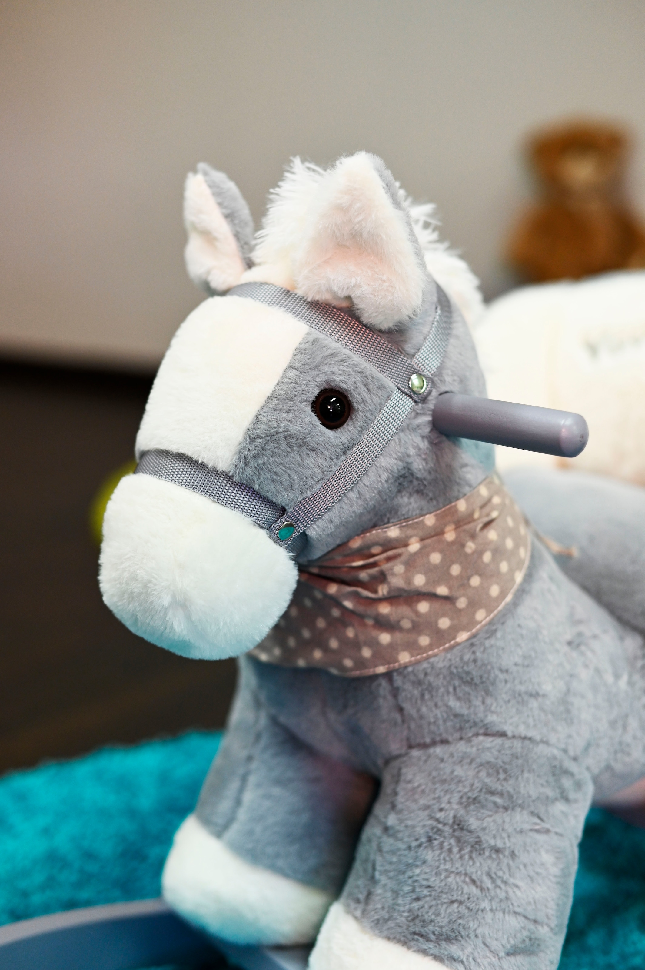 Knorrtoys® Schaukeltier »Pferd grau«