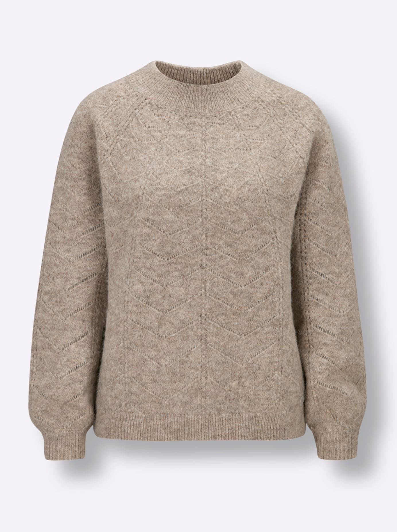CREATION L PREMIUM Ajourpullover »Alpaka-Woll-Mix-Pullover«