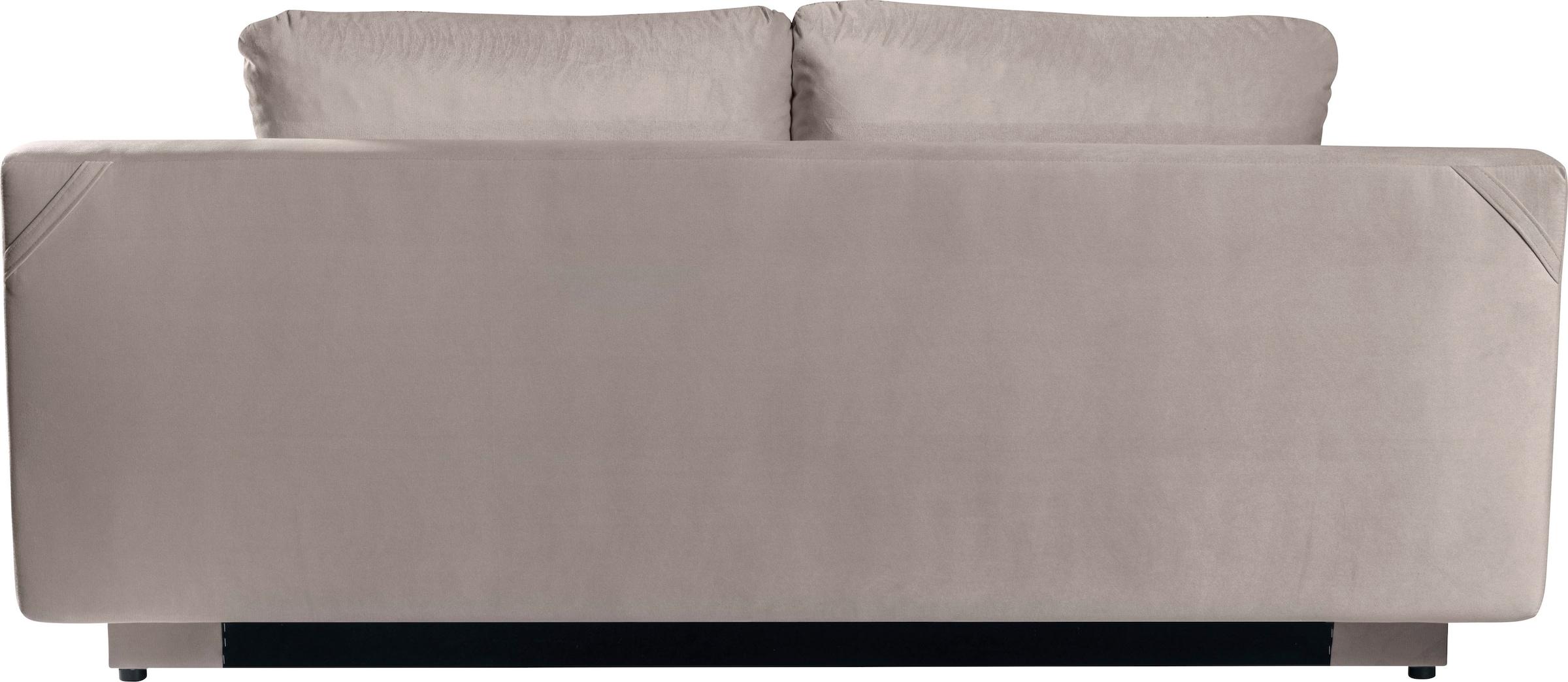 WERK2 Schlafsofa »Rosso«, 2-Sitzer Sofa und Schlafcouch mit Federkern & Bettkasten