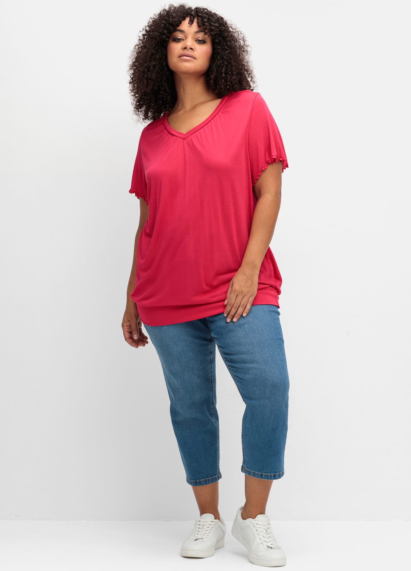 Sheego T-Shirt "T-Shirt", (1 tlg.) günstig online kaufen