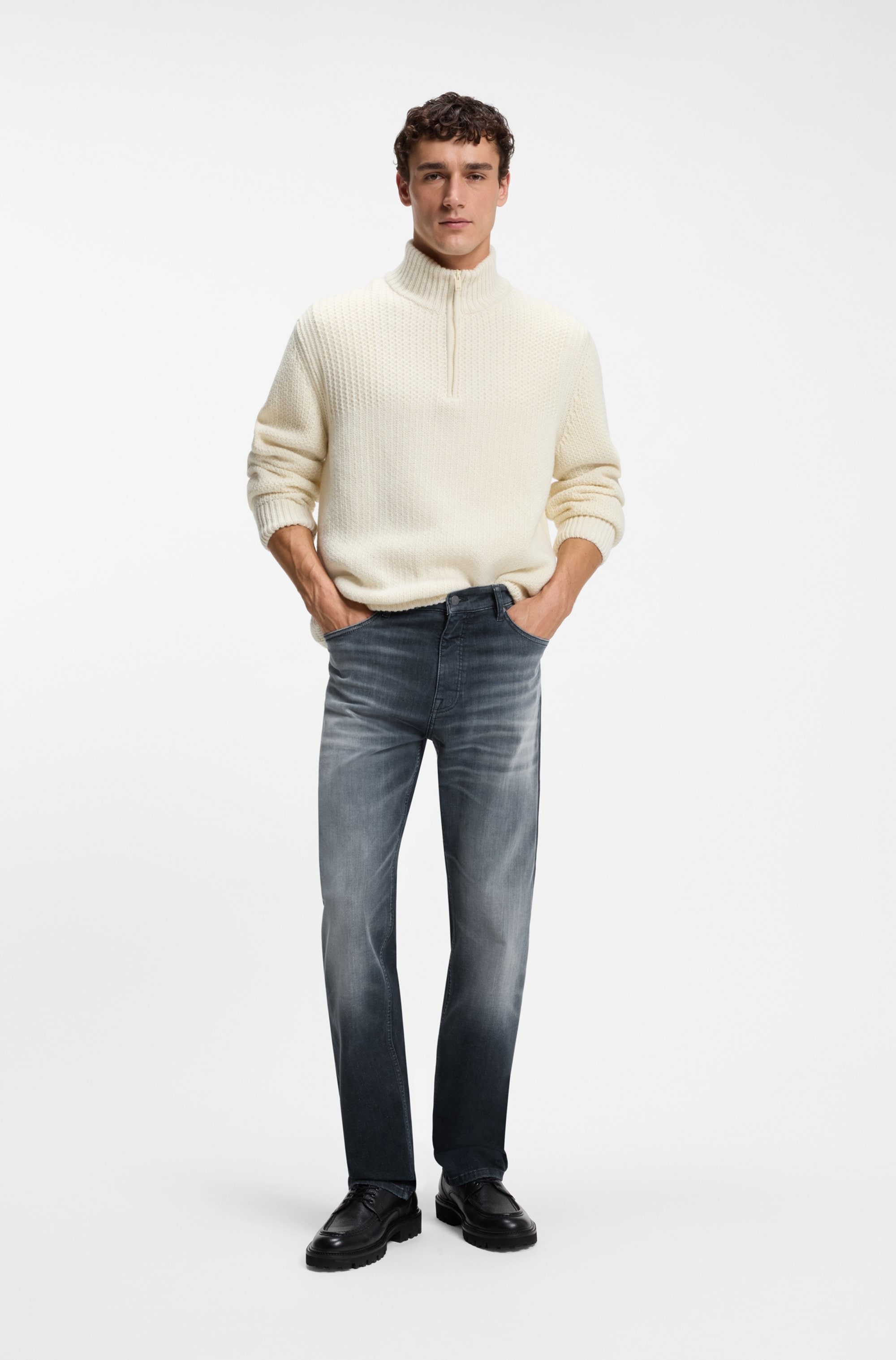 BOSS ORANGE Regular-fit-Jeans »OGDEN BO« Soft Motion Denim, innovative Stretchqualität, Regular Fit