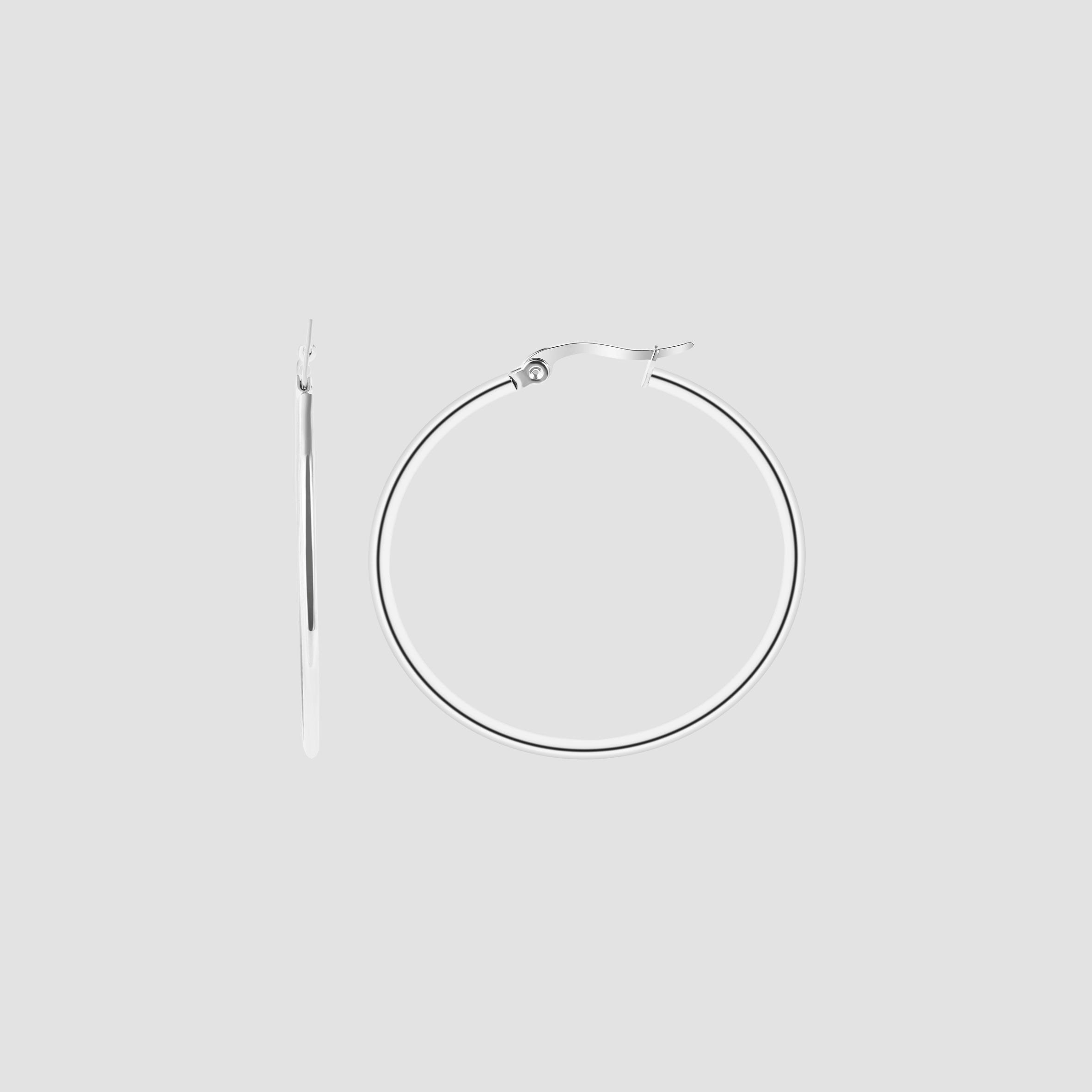 Adelia´s Paar Creolen »Damen Ohrringe – Creole aus Edelstahl« Ideal als Geschenk zum Valentinstag