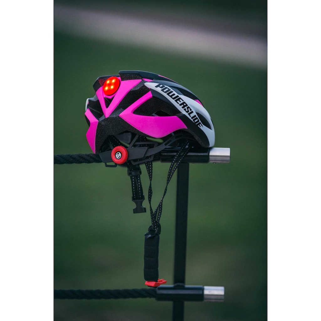 Powerslide Kinderfahrradhelm »Race Attack White / Pink«