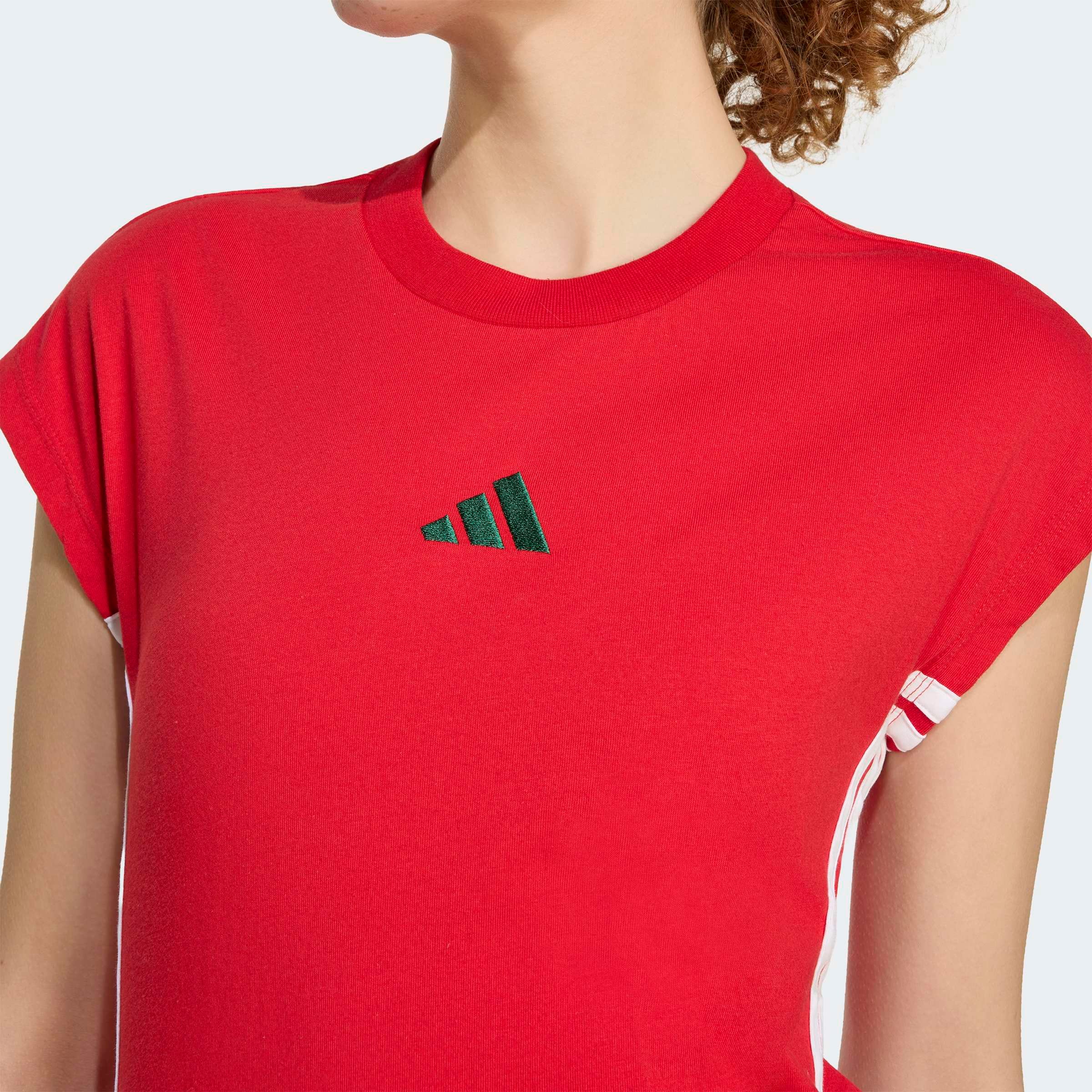 adidas Sportswear T-Shirt »ESSENTIALS 3-STREIFEN SINGLE JERSEY«