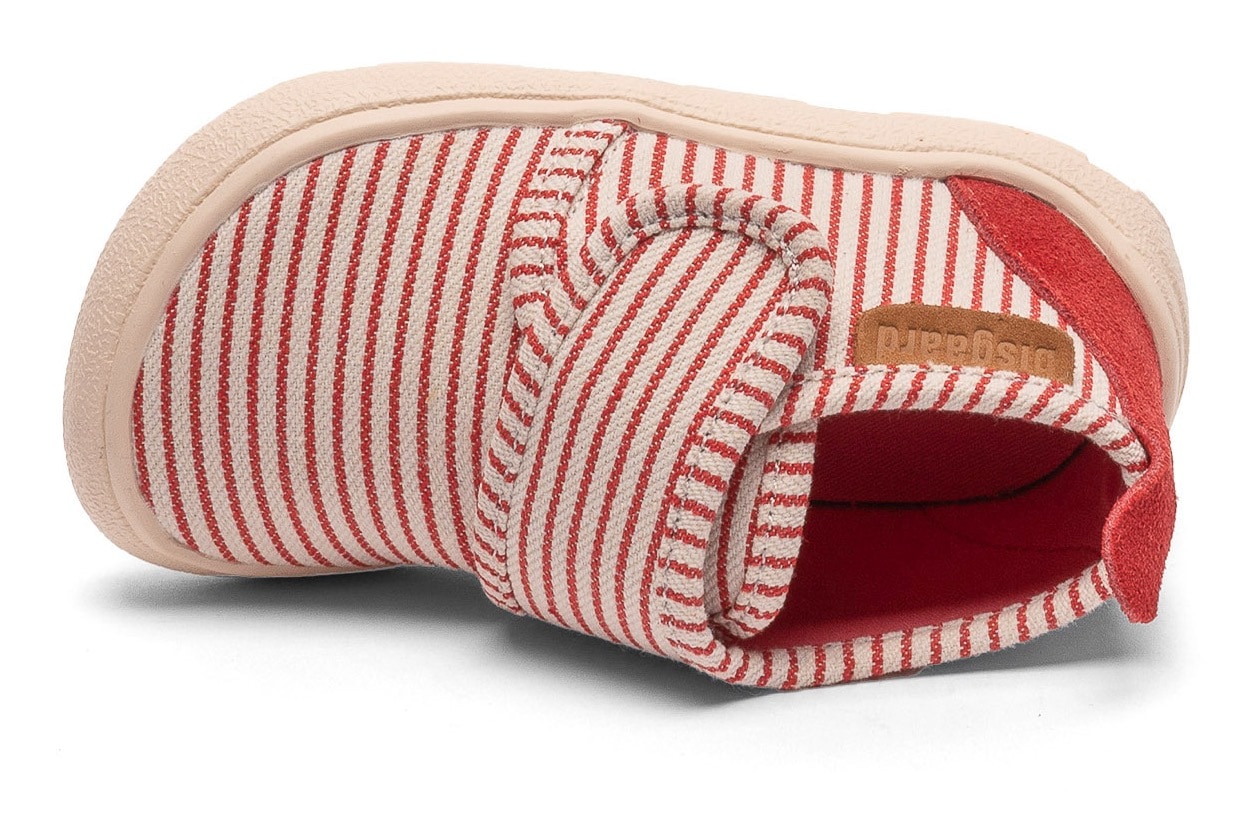 Bisgaard Hausschuh »barefoot basic Weite: normal«, Barfußschuh, Babyschuh mit Klett, Größenschablone zum Download