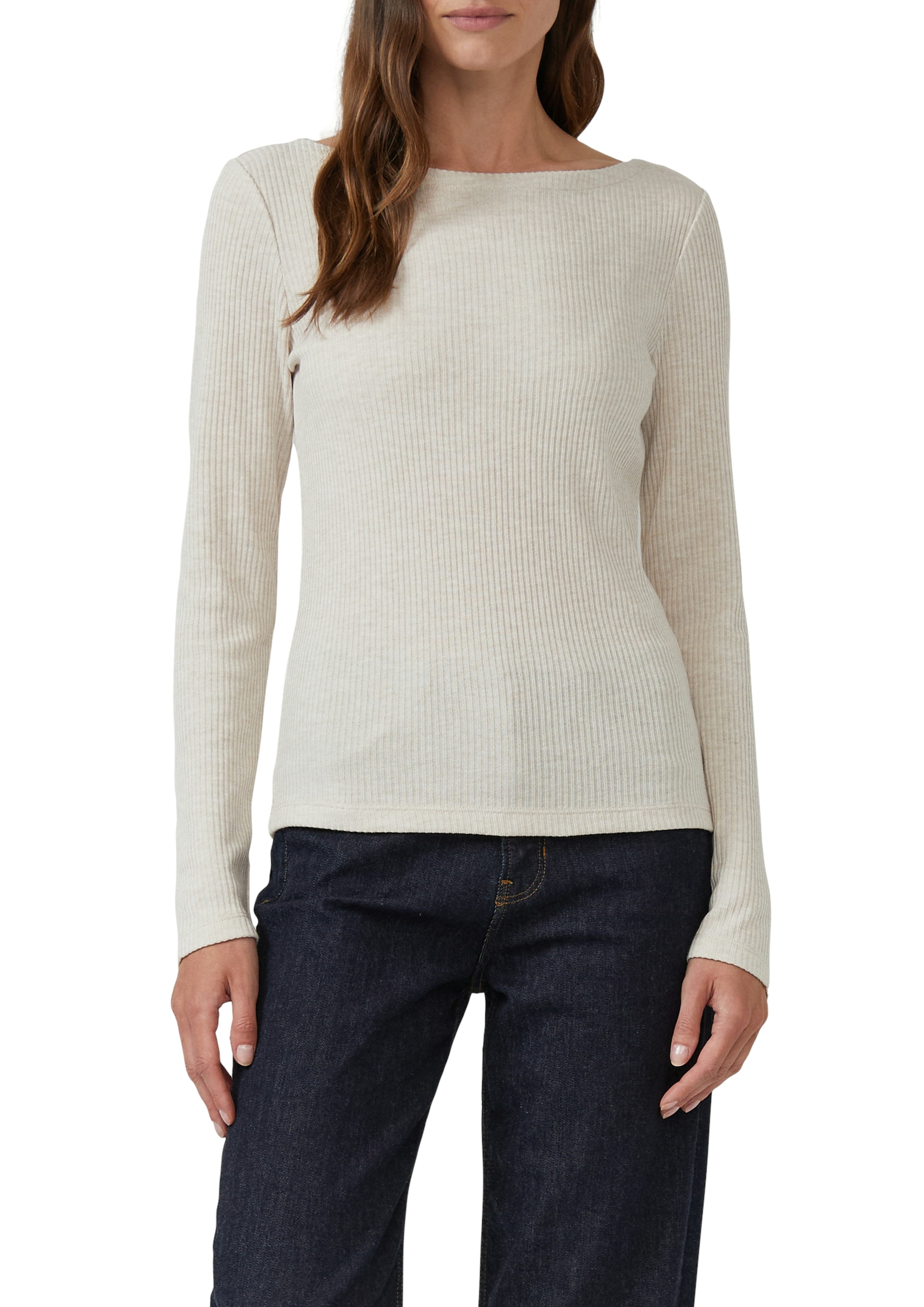 s.Oliver Langarmshirt mit U-Boot-Ausschnitt günstig online kaufen