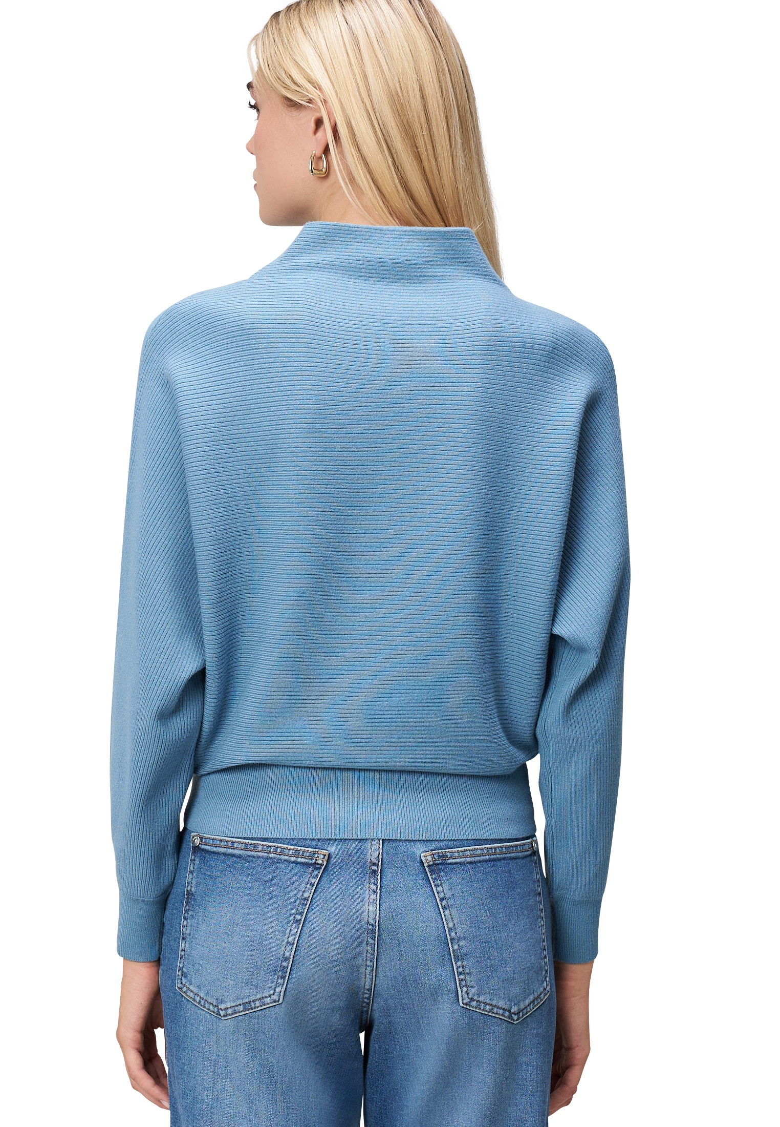 Zero Strickpullover »Damen strukturiert mit Stehkragen« 1 Stk. Plain/ohne Details