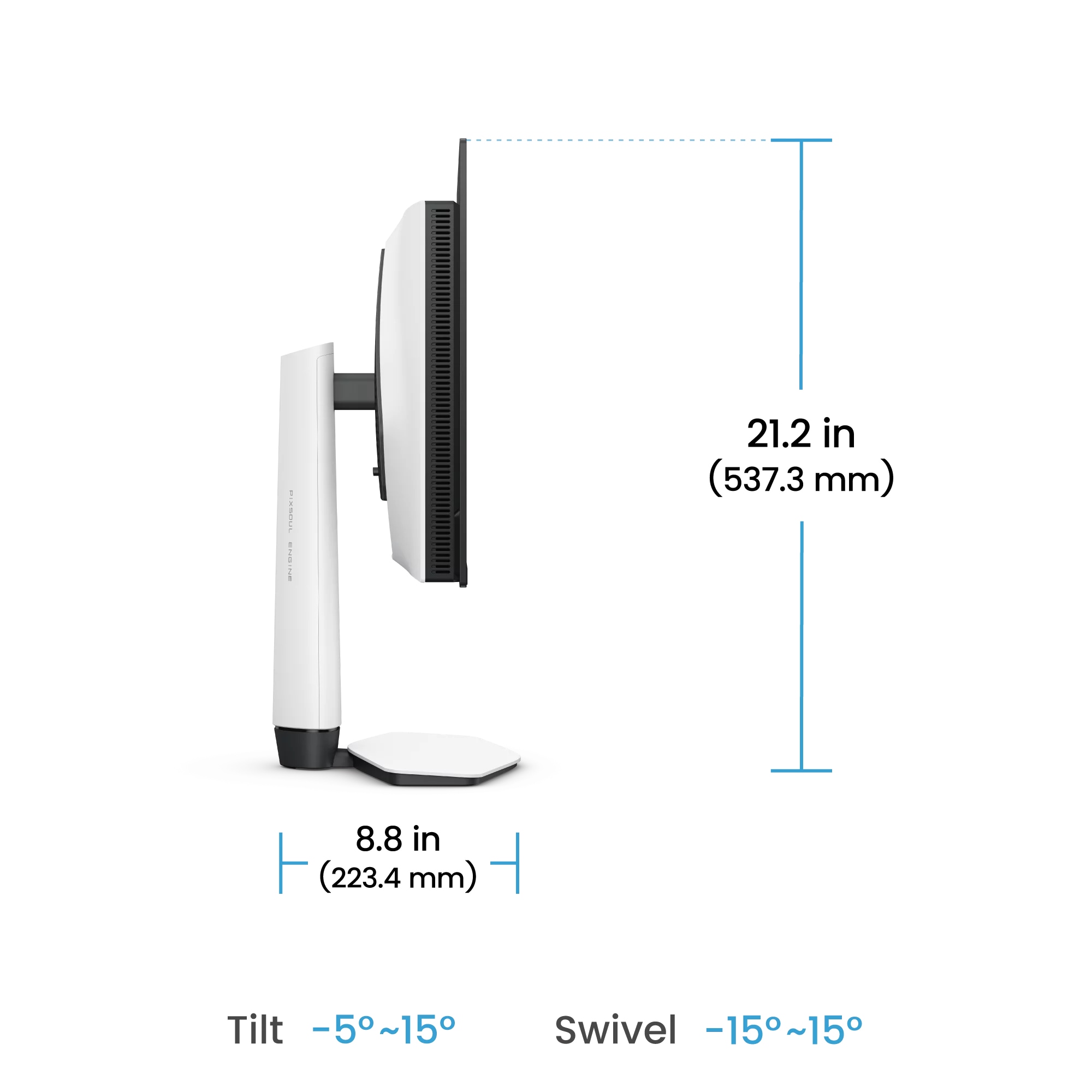 BenQ LED-Monitor »BenQ 67,3cm MOBIUZ EX271UZ 16:9 HDMI/USB-C/DP OLED 240Hz UHD« 67,3 cm/26,5 ″  3840 x 2160 px 0,03 Reaktionszeit 240 Hz