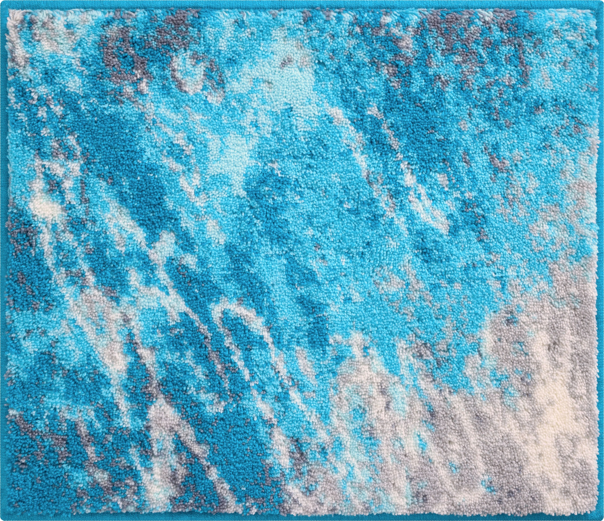 Thumbnail - Grund Badematte "Magma" Höhe 20 mm rutschhemmend beschichtet fußbodenheizungsgeeignet Badematte in abstraktem Design