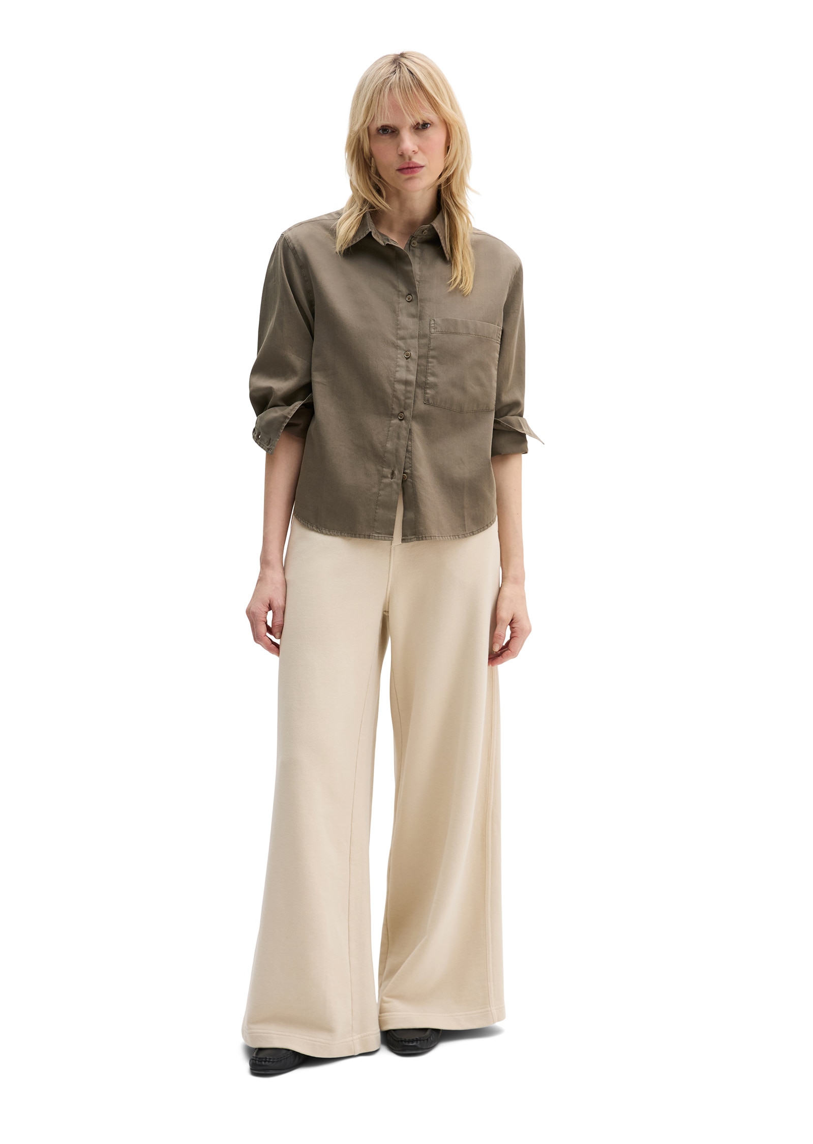 Marc O'Polo Langarmbluse »aus Baumwoll-Satin«