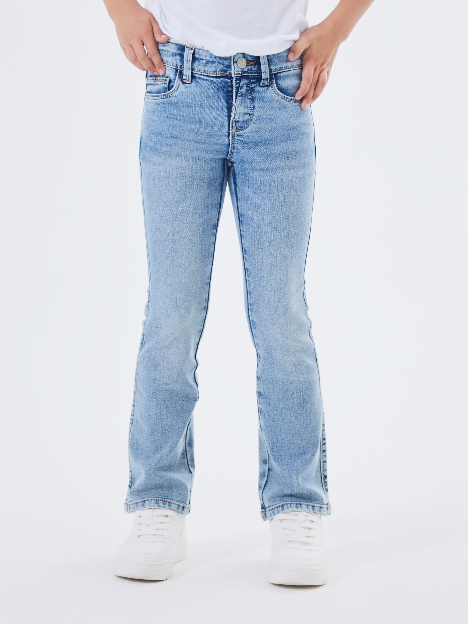 Name It "NKFPOLLY SKINNY BOOT JEANS 1142-AU NOOS" mit Stretch