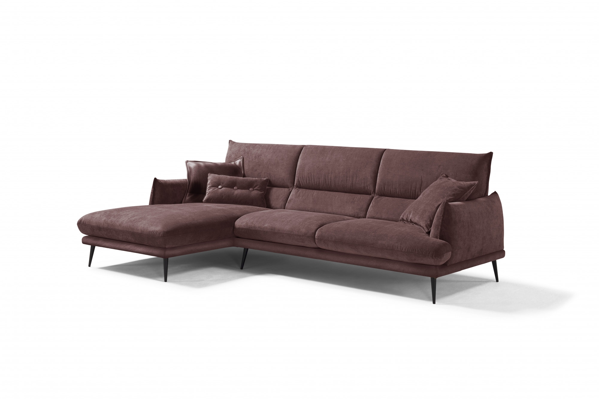 Egoitaliano Ecksofa "FUNNY, hochwertiges und aktuelles Design, bequeme Rück günstig online kaufen
