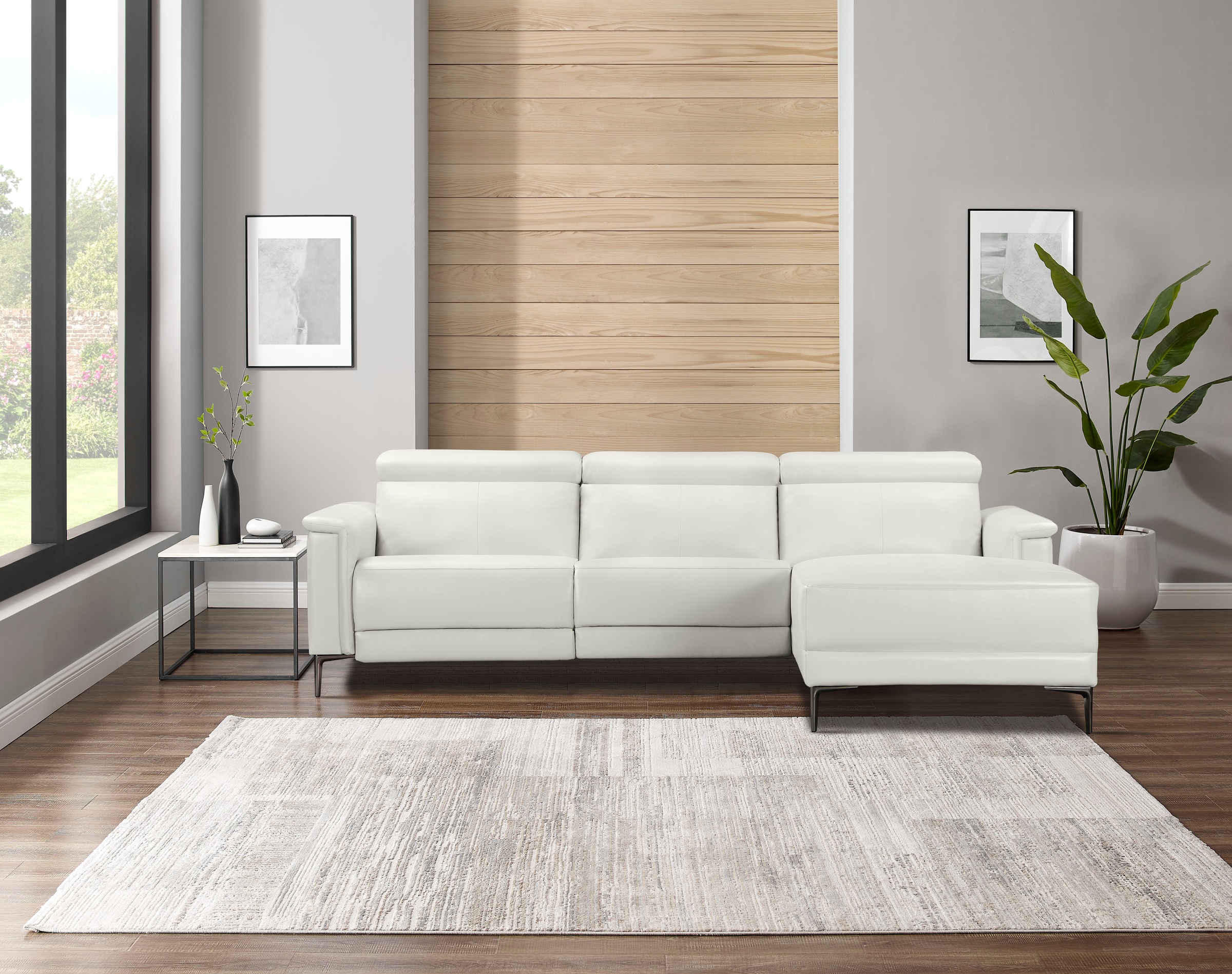 Home affaire Ecksofa "LUND, L-Form, 261cm, man. o. elektr. Relaxfunktion (m günstig online kaufen