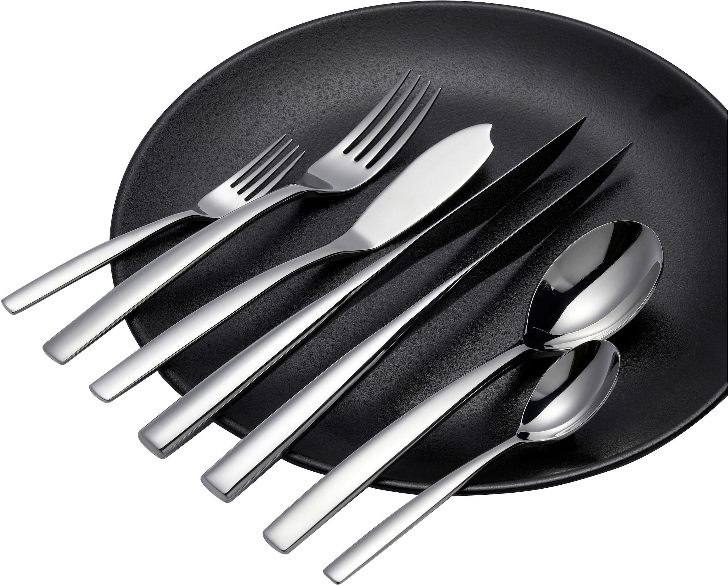 Hanseatic Besteck-Set »EXCLUSIVE«, (Set, 42 tlg.), stehendes Design von Ess- und Steakmessern