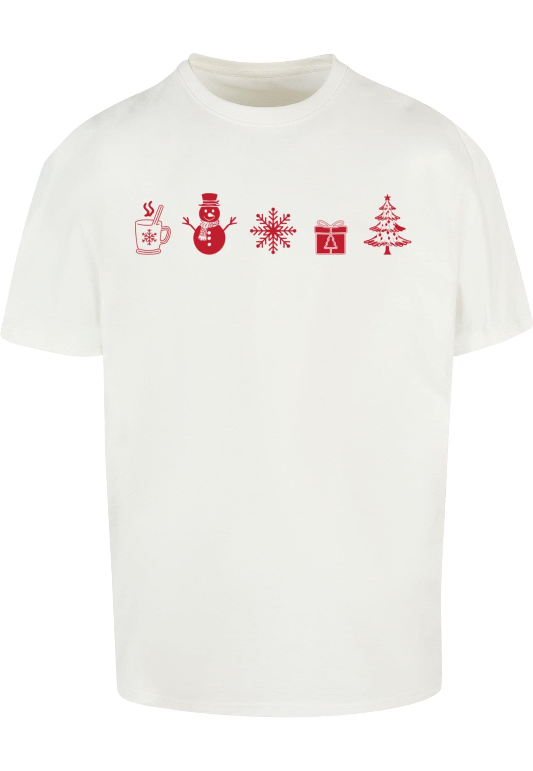 Merchcode T-Shirt "Merchcode Christmas Elements Tee" 1 Stk. günstig online kaufen