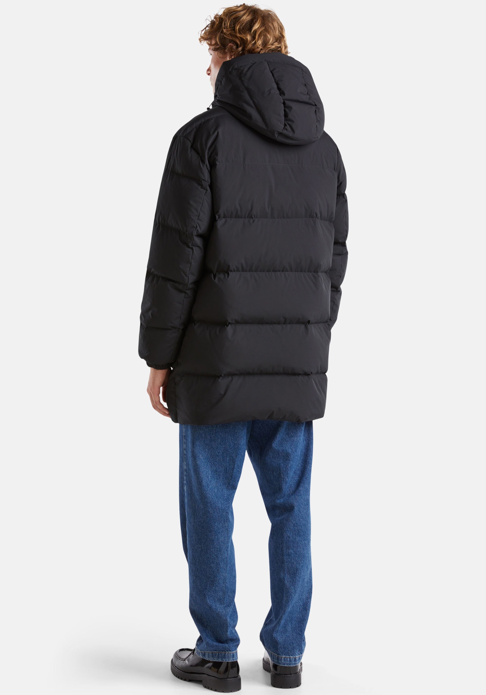United Colors of Benetton Steppjacke, mit Kapuze, mit verstellbarer Kapuze