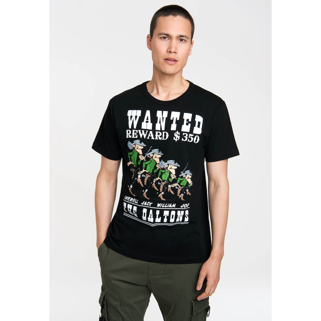 LOGOSHIRT T-Shirt »Lucky Luke - The Daltons - Wanted«