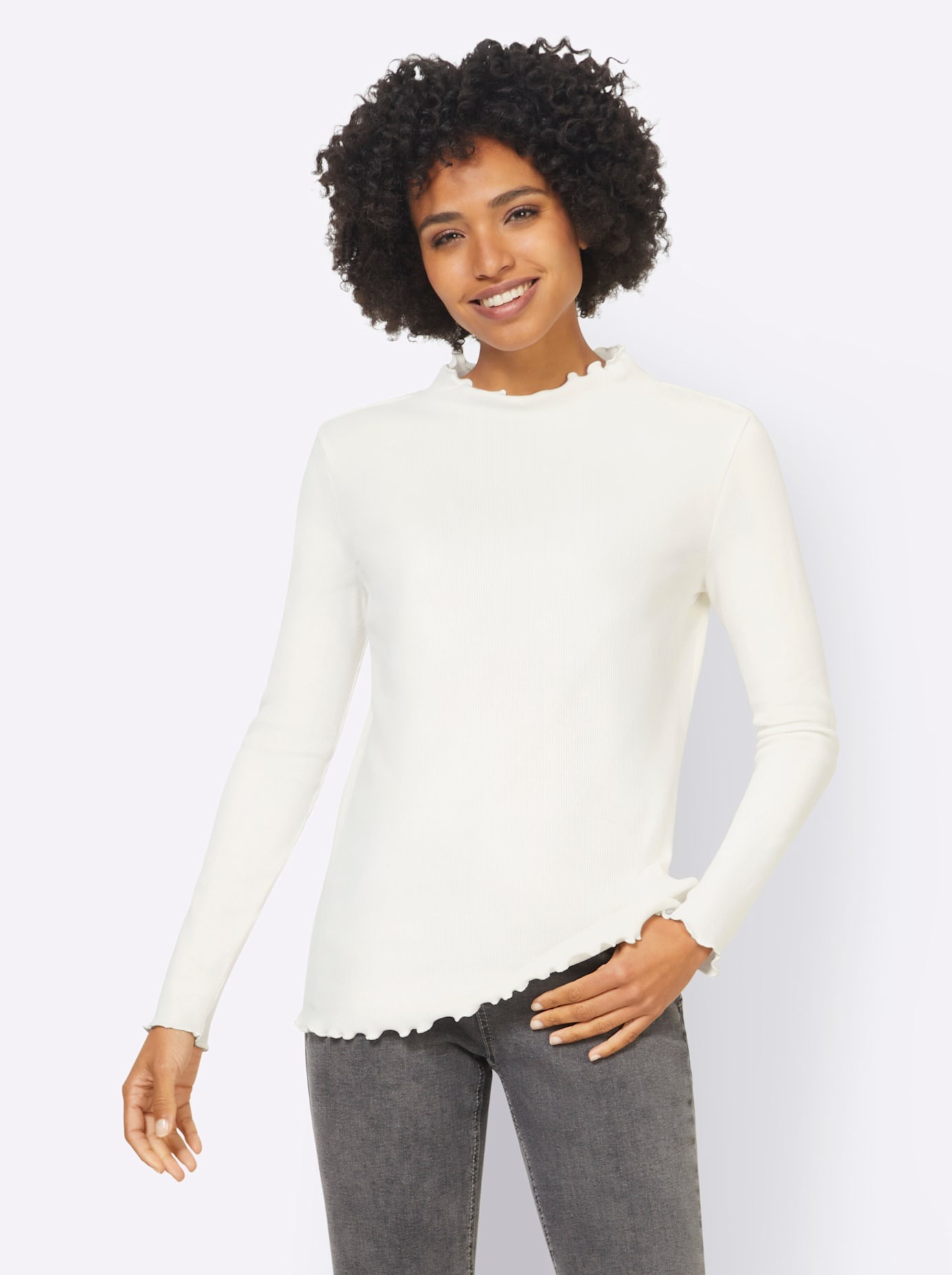 heine Stehkragenshirt "Shirt", 1 Stk. günstig online kaufen