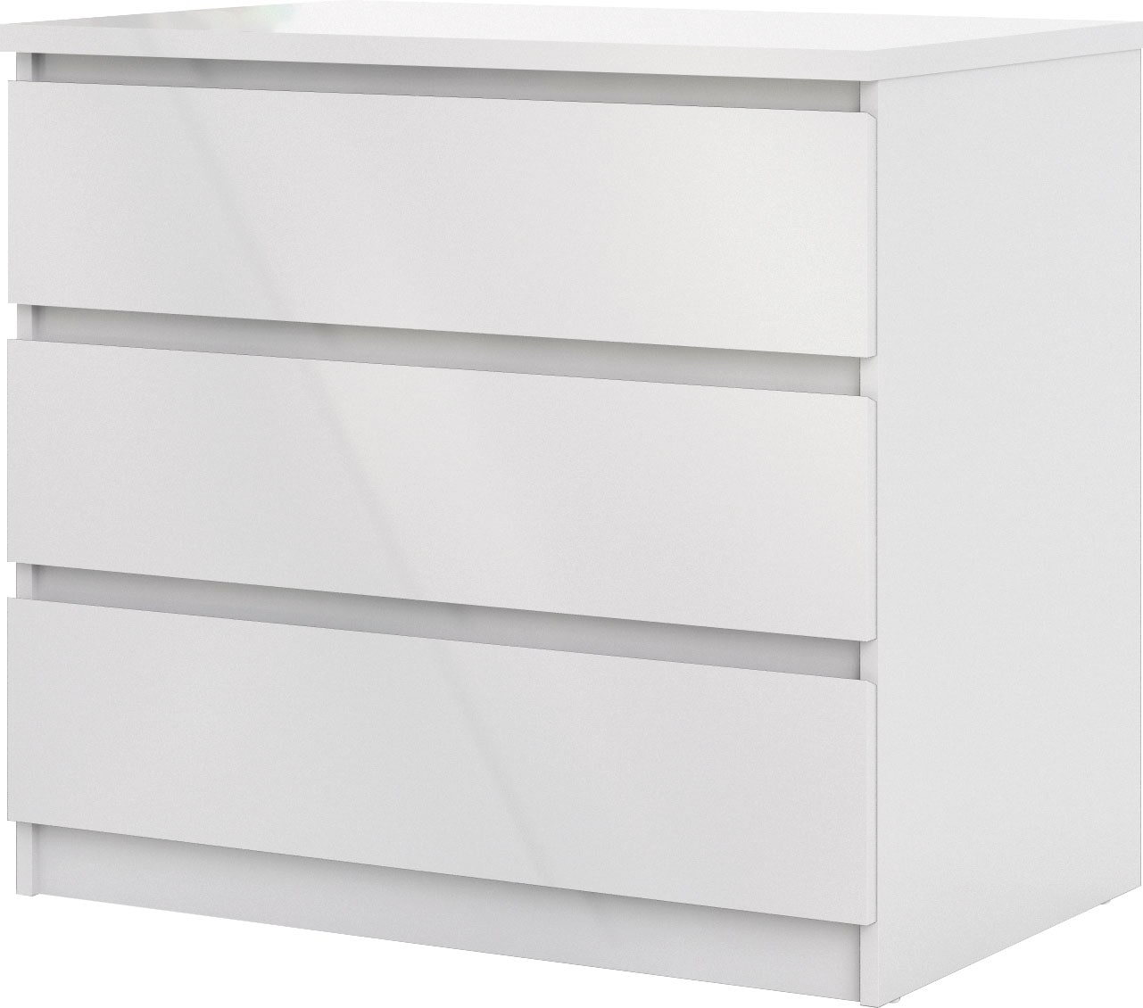INOSIGN Kommode »Naia«, abgerundete Schubladenkanten auf Metallgleiter, Breite 77 cm