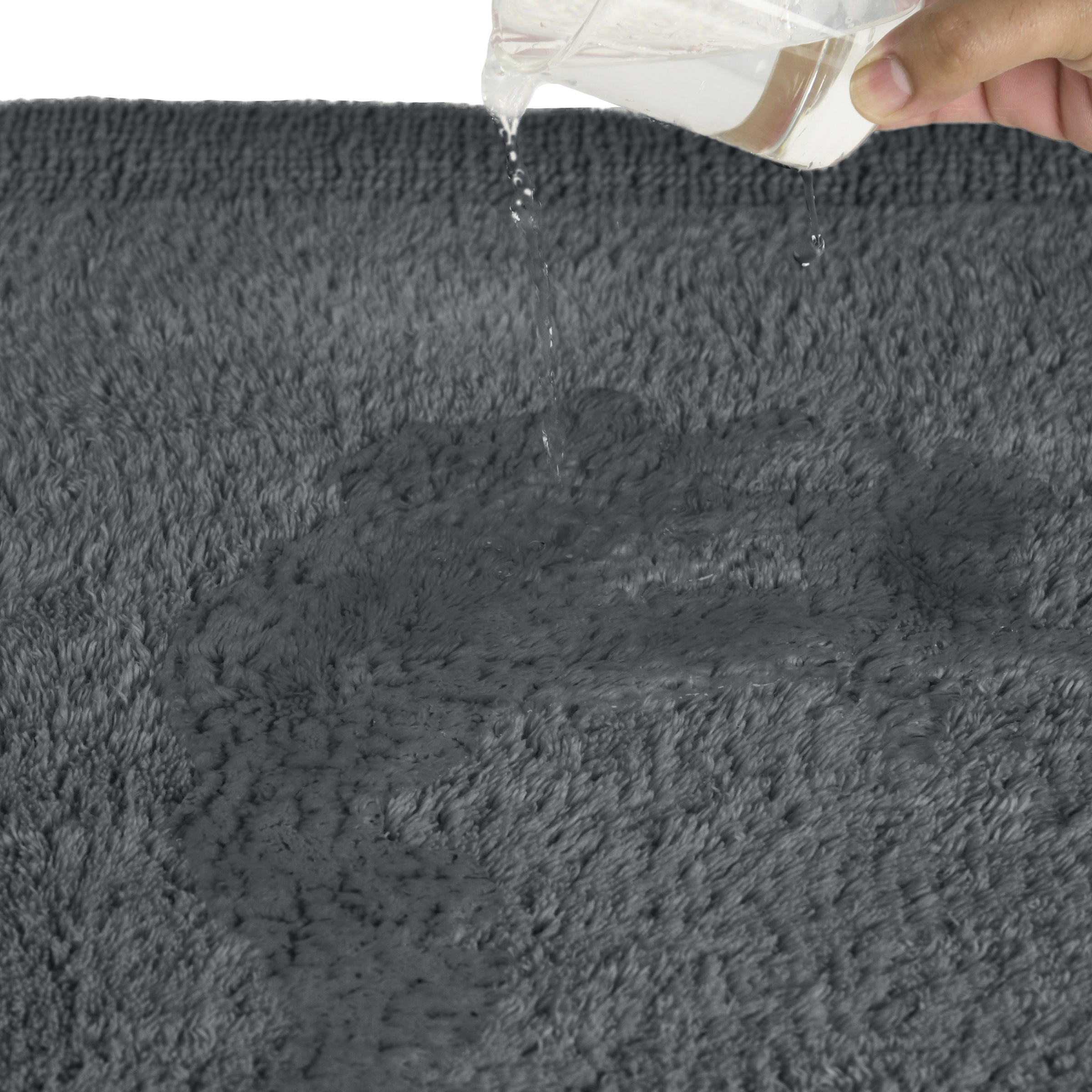 OTTO home Badematte »Kapra, Badvorleger, Badezimmer Teppich« Höhe 14 mm beidseitig nutzbar | fußbodenheizungsgeeignet | strapazierfähig mit Bordüre, Badteppich, Badematte, Baumwolle