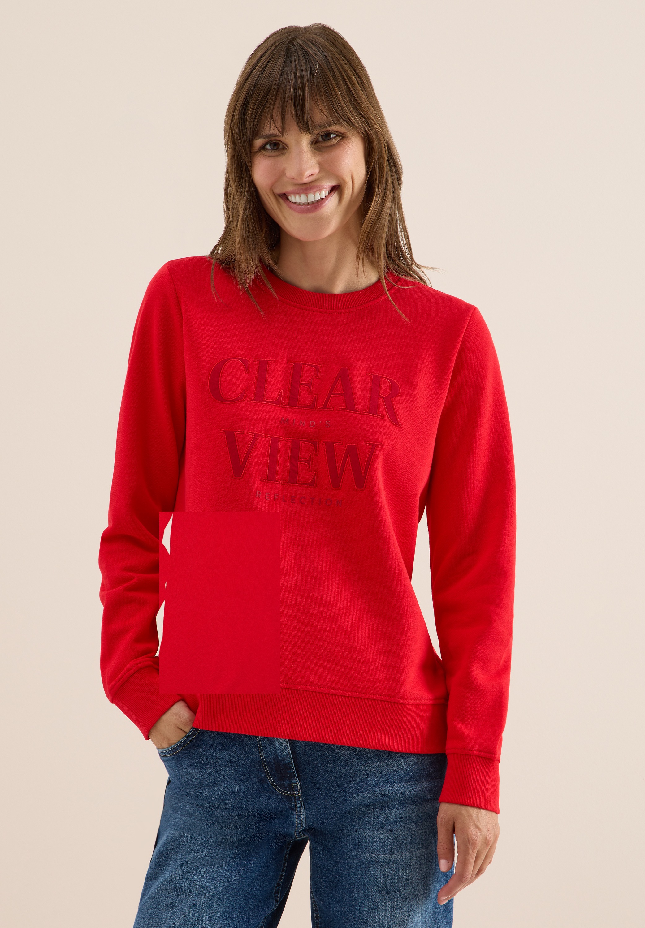 Cecil Sweatshirt, aus reiner Baumwolle günstig online kaufen