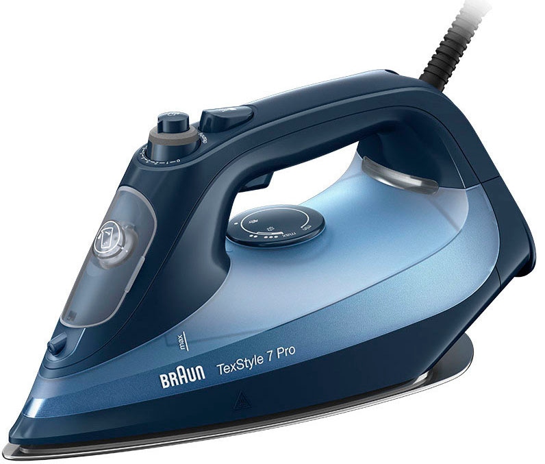 Braun Dampfbügeleisen "TexStyle 7 Pro SI 7160 BL - 3.000 W, 225 g Dampfstoß günstig online kaufen