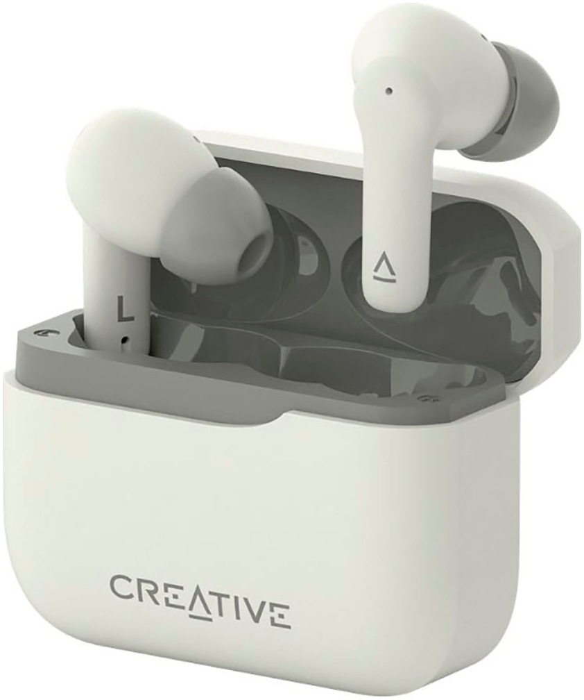 Creative wireless In-Ear-Kopfhörer »Zen Air Plus«, Bluetooth, Active Noise Cancelling (ANC)-LED Ladestandsanzeige-Sprachsteuerung-Transparenzmodus, Bluetooth 5.3