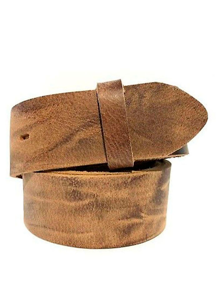 Gürtelriemen RETTUNGSRING GÜRTEL, Damen, Gr. 90, braun (cognac), Leder, Gürtel