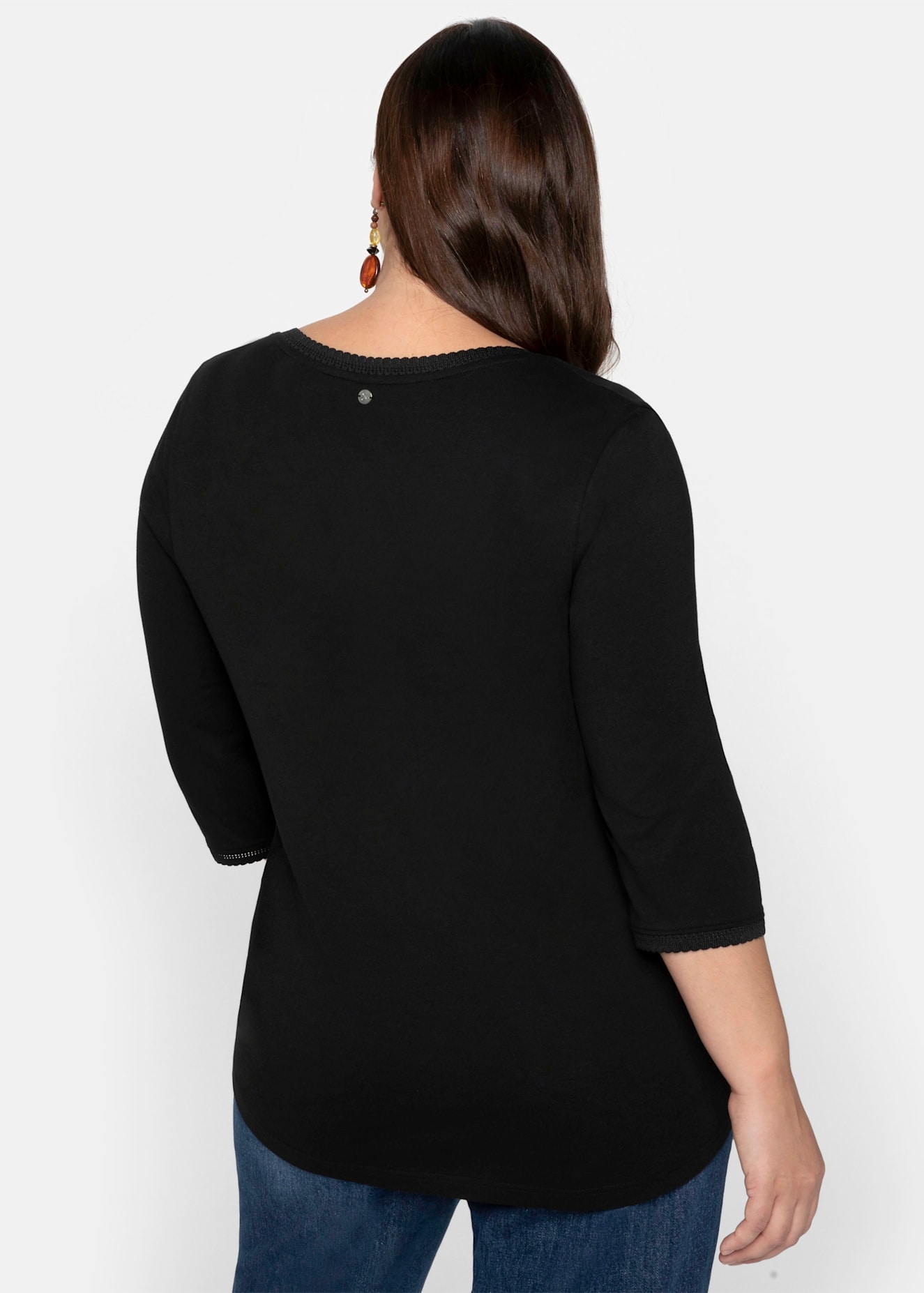 Sheego 3/4-Arm-Shirt »3/4-Arm-Shirt«, (1 tlg.)
