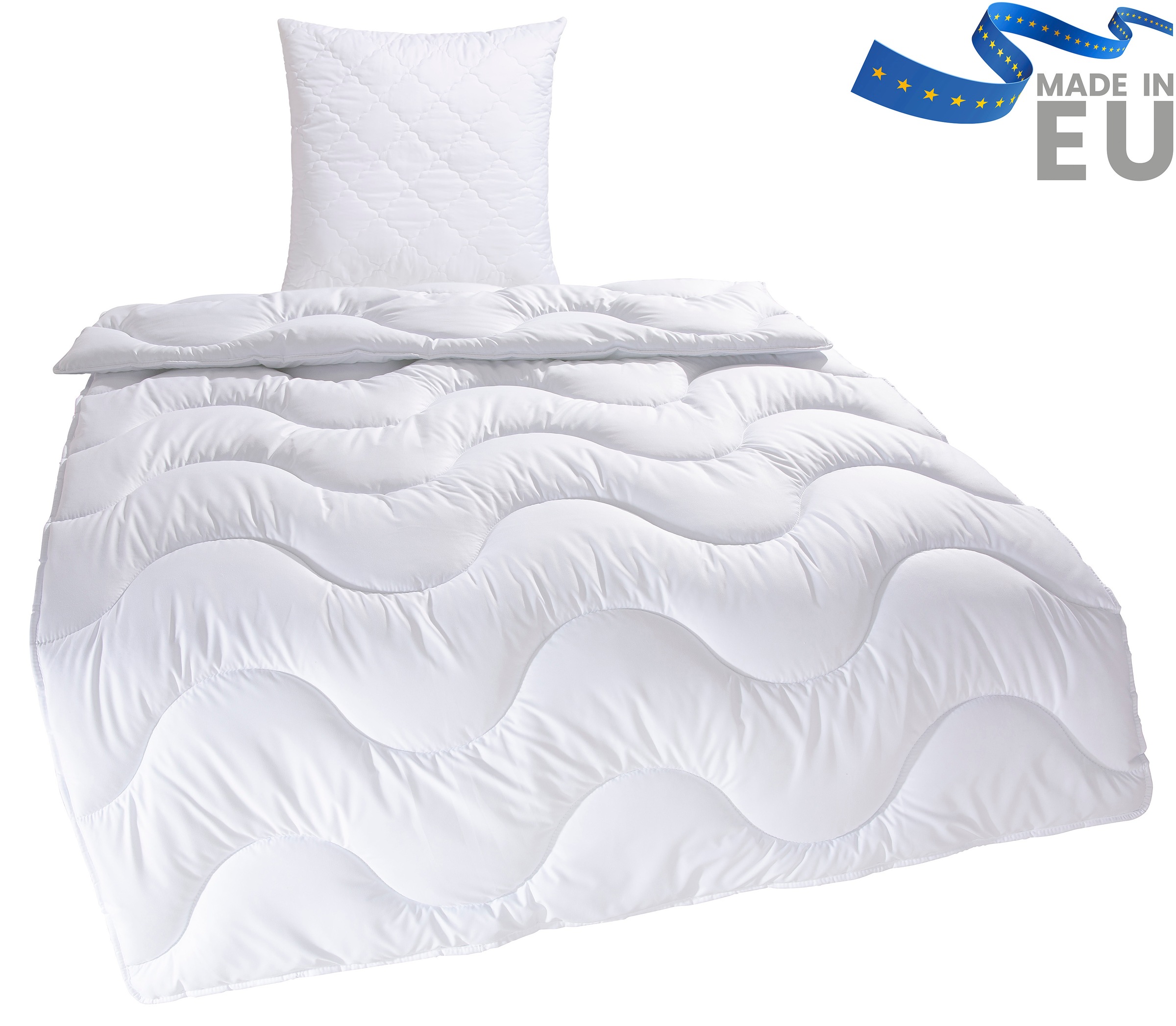 OTTO home Microfaserbettdecke + Microfaserkissen "Mailo, Bettdecke 135x200 günstig online kaufen