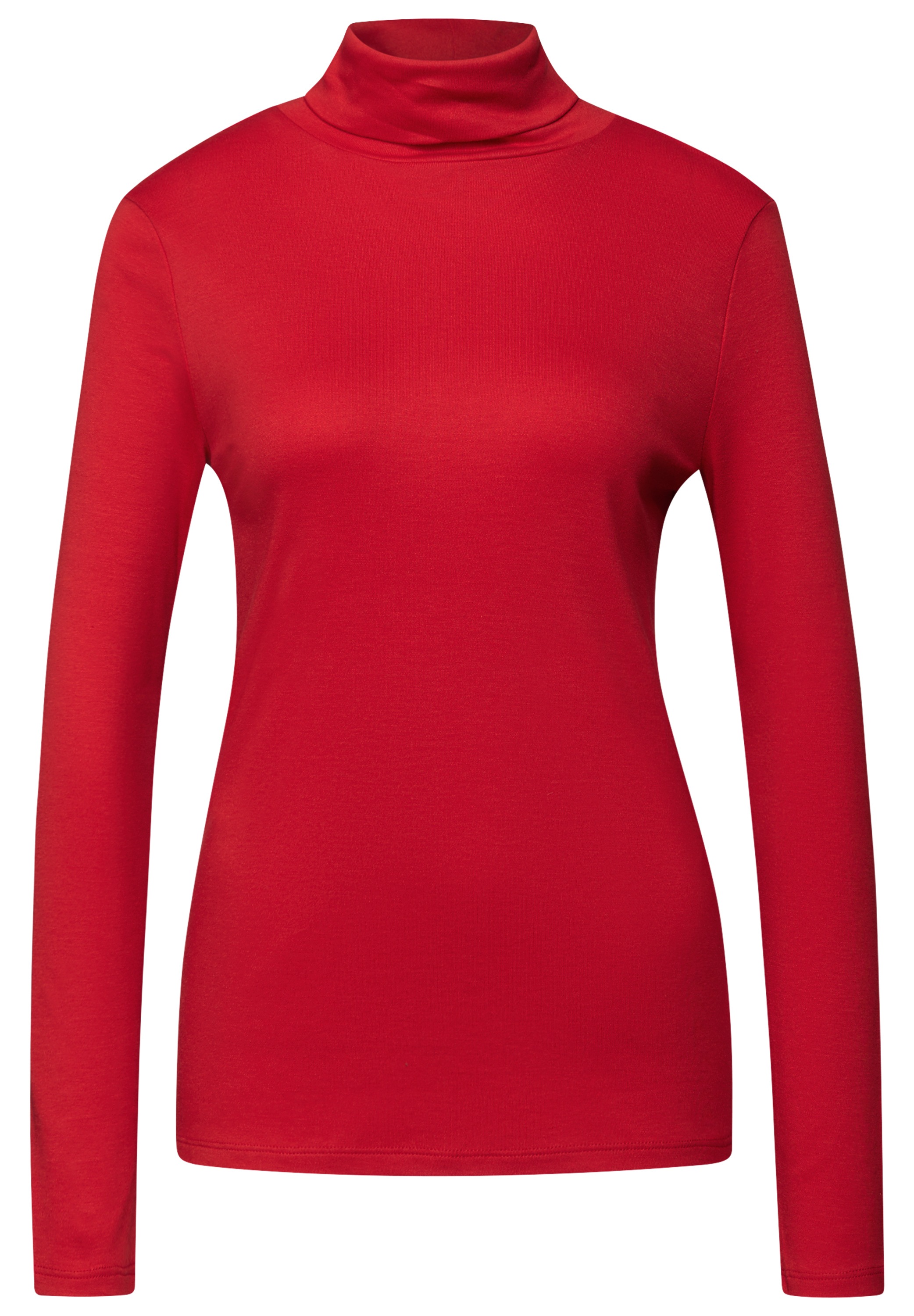 STREET ONE Rollkragenshirt, im soften Baumwoll-Mix