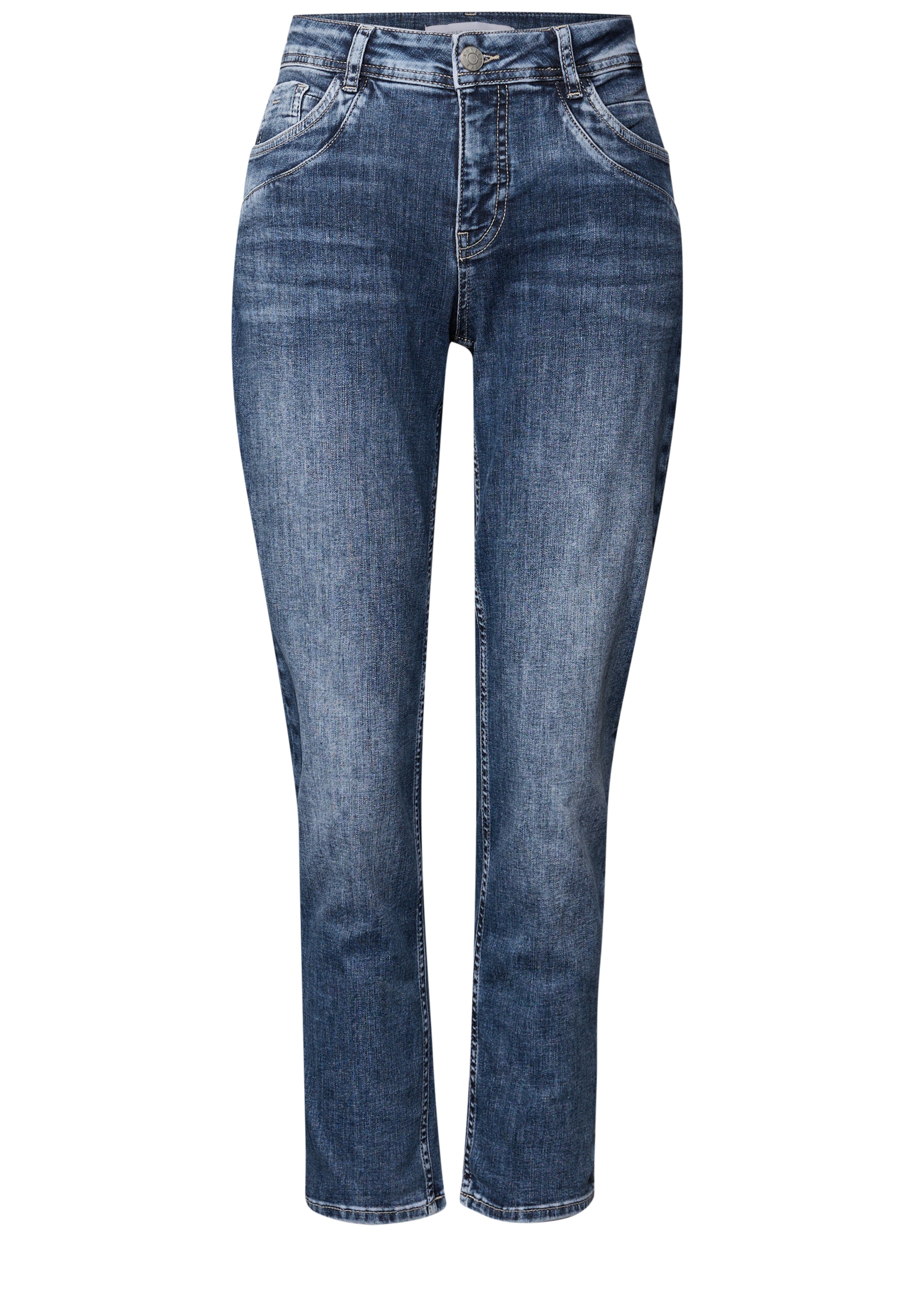 STREET ONE Loose-fit-Jeans, Middle Waist