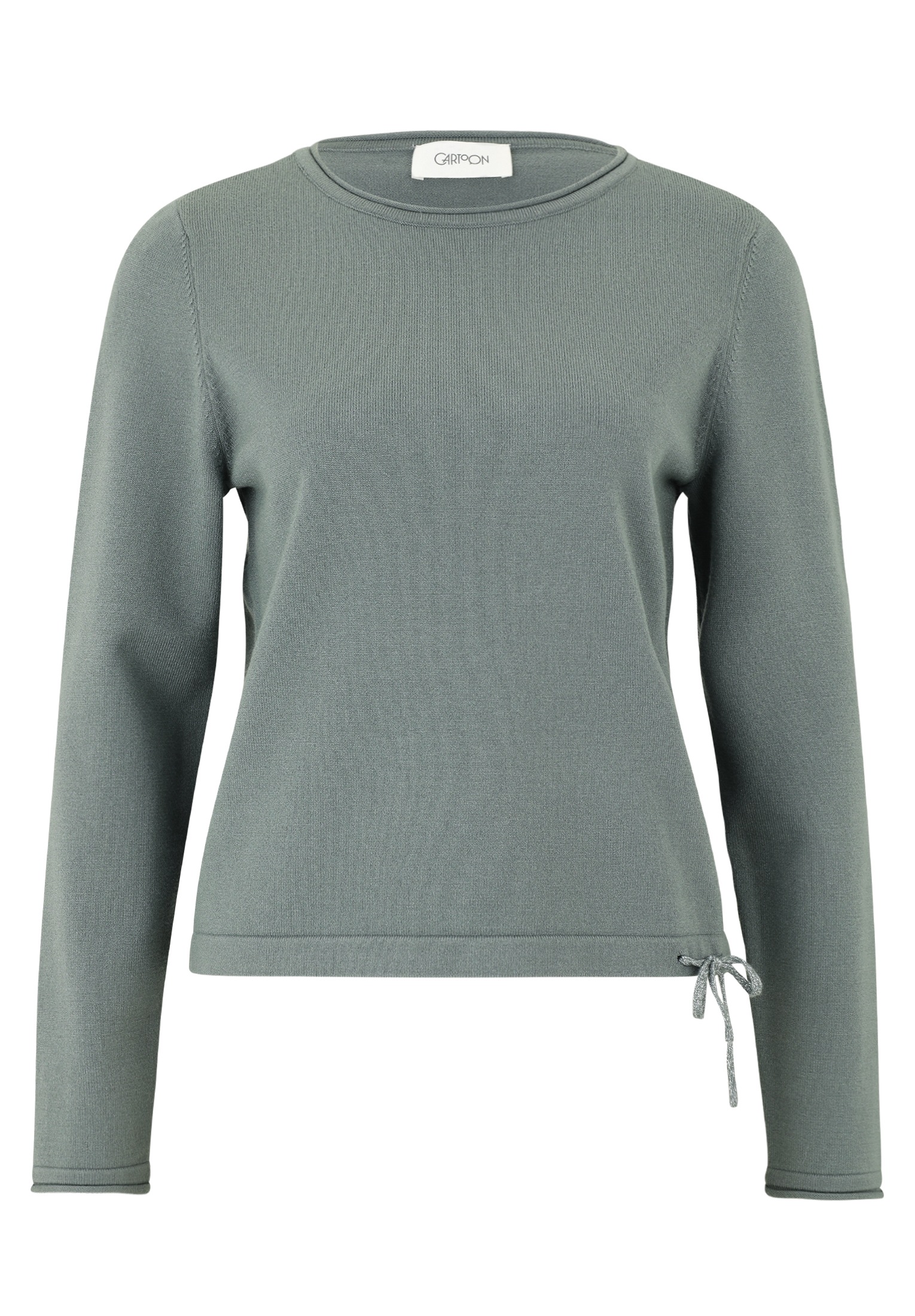 Cartoon Strickpullover "Damen mit Rundhalsausschnitt" 1 Stk. günstig online kaufen