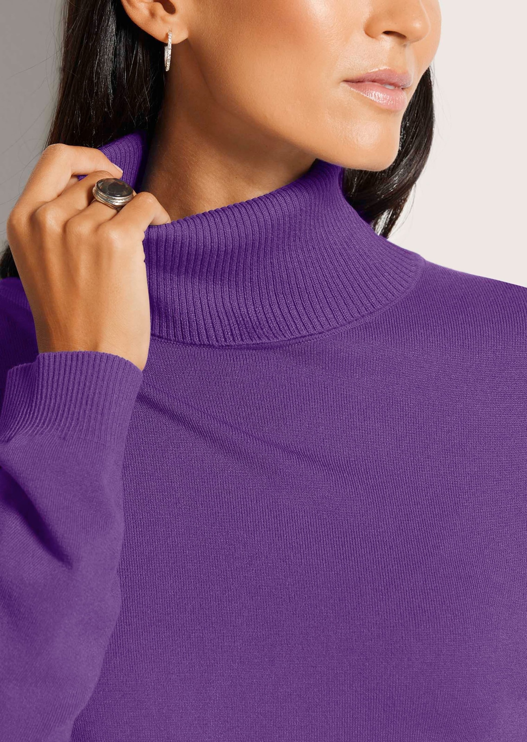 MADELEINE Longpullover »Strickpullover Schmaler Feinstrickpullover«