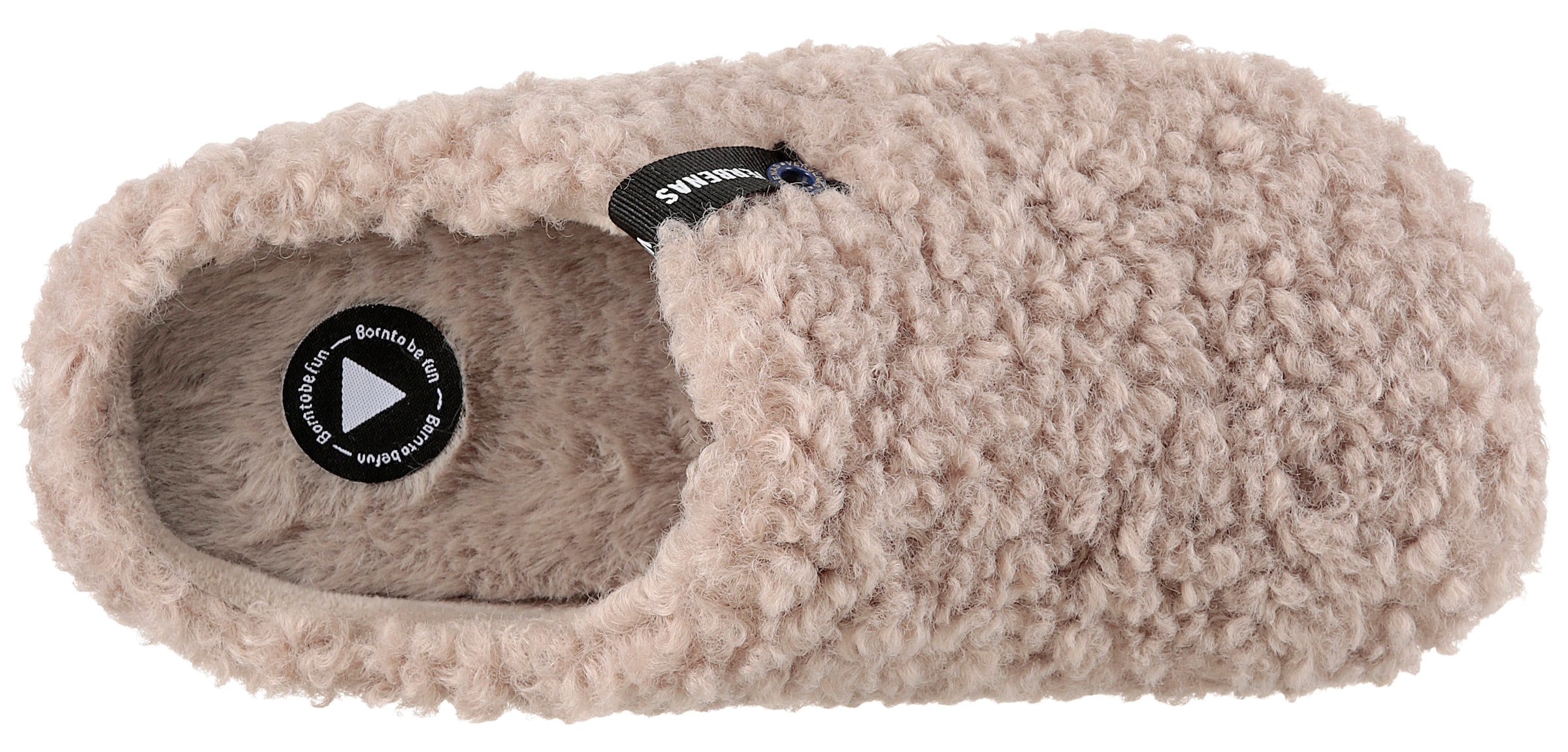 VERBENAS Pantoffel, Hausschuh, Homeslipper, Clog in kuscheliger Optik