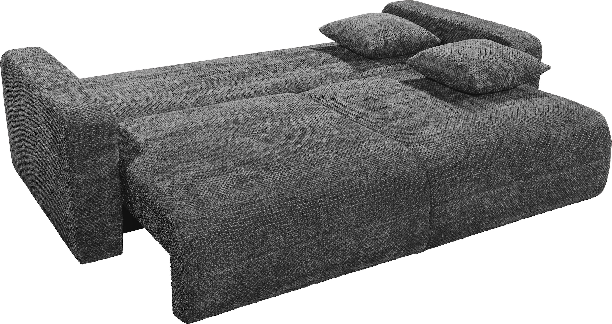 ED EXCITING DESIGN Schlafsofa »Bullet«, frei im Raum stellbar, mit Bettkasten, mit Schlaffunktion, 4 Kissen