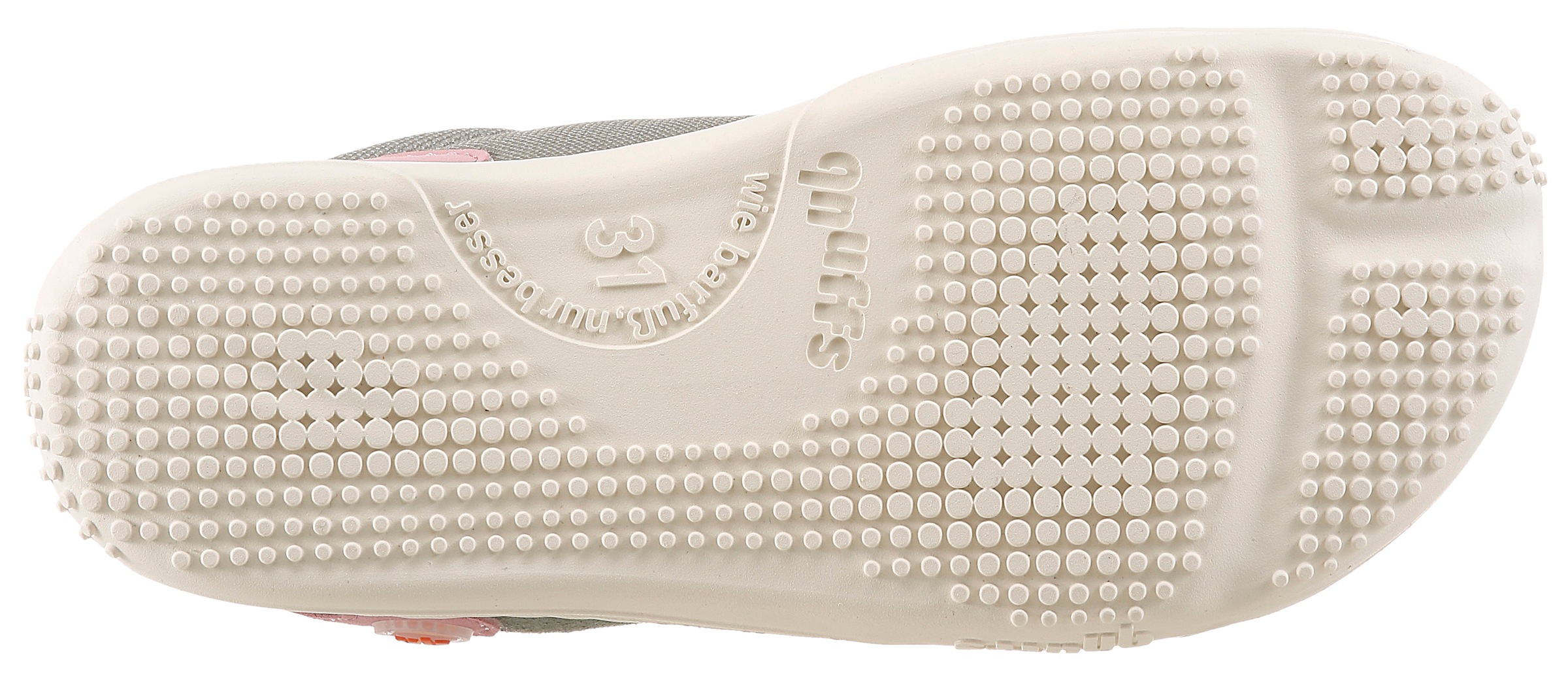 Barfußschuh QNUFFS "Erle", Jungen, Gr. 30, river, rosa, Lederimitat, Textil, kontrastfarbene Details, Schuhe Barfußschuh, Klettschuh, Halbschuh, Sneaker mit Kontrastbesätzen 3