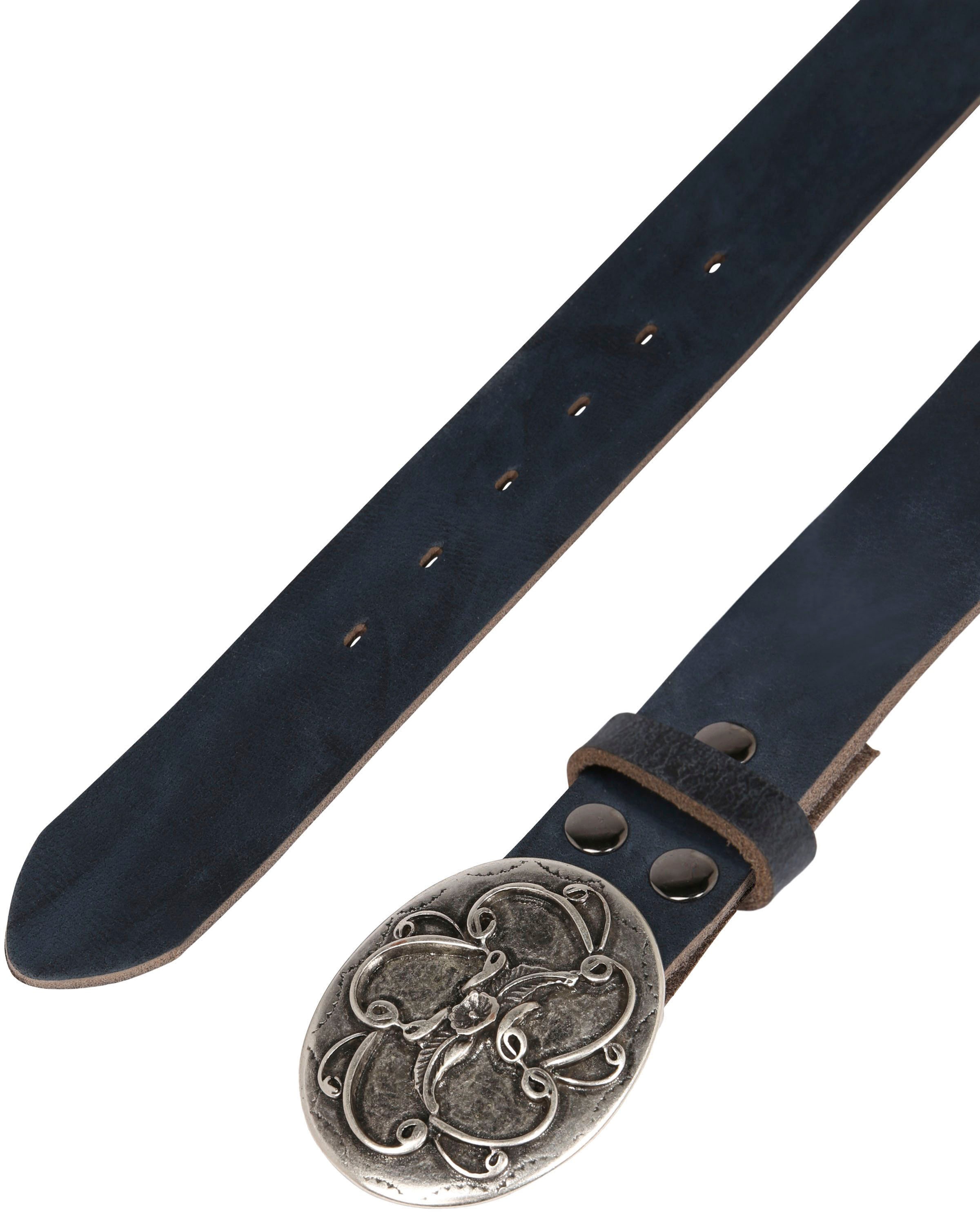 Rettungsring Gürtel Ledergürtel, Koppelschließe im floralen Design, auswech günstig online kaufen