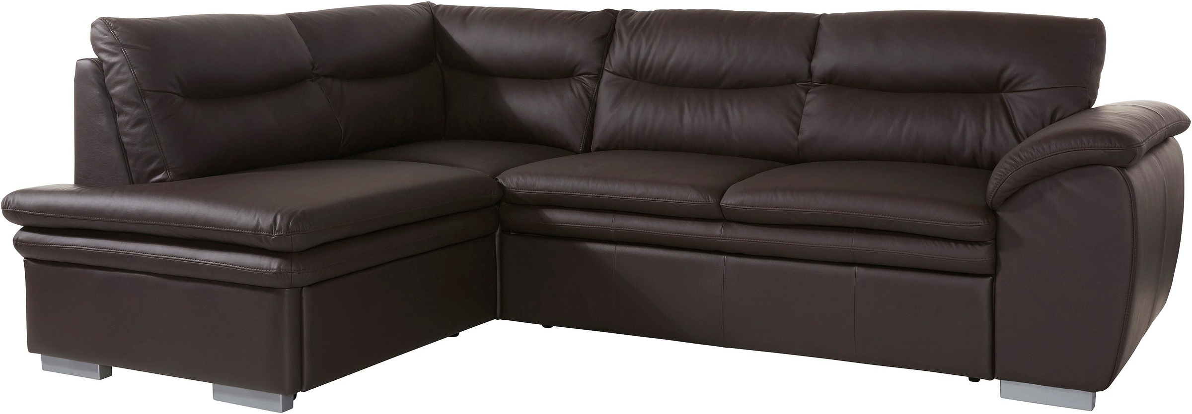 COTTA Ecksofa »Leandra L-Form«, wahlweise mit Bettfunktion & Bettkasten
