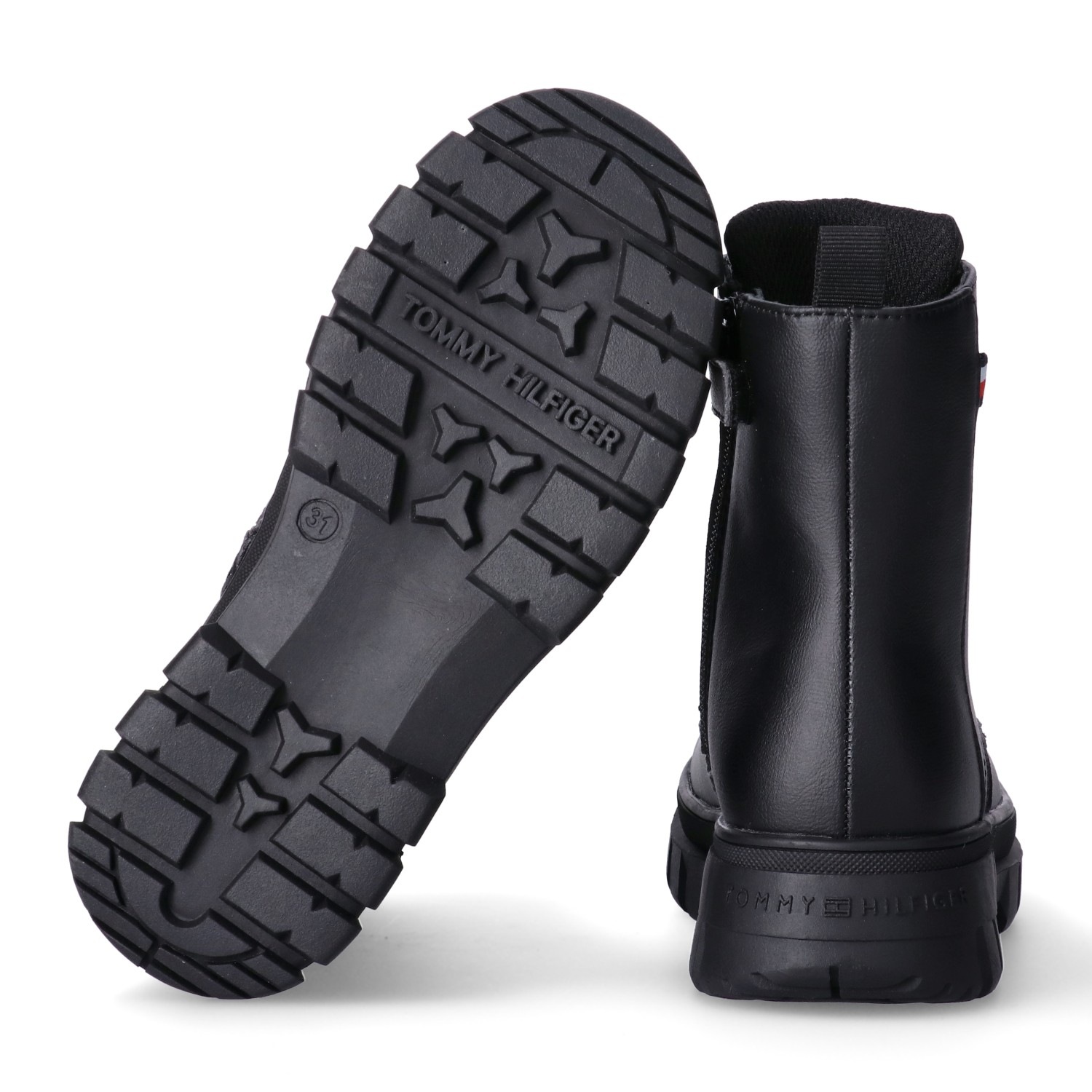 Tommy Hilfiger Schnürboots  Schnürstiefelette im dezenten Combat-Style