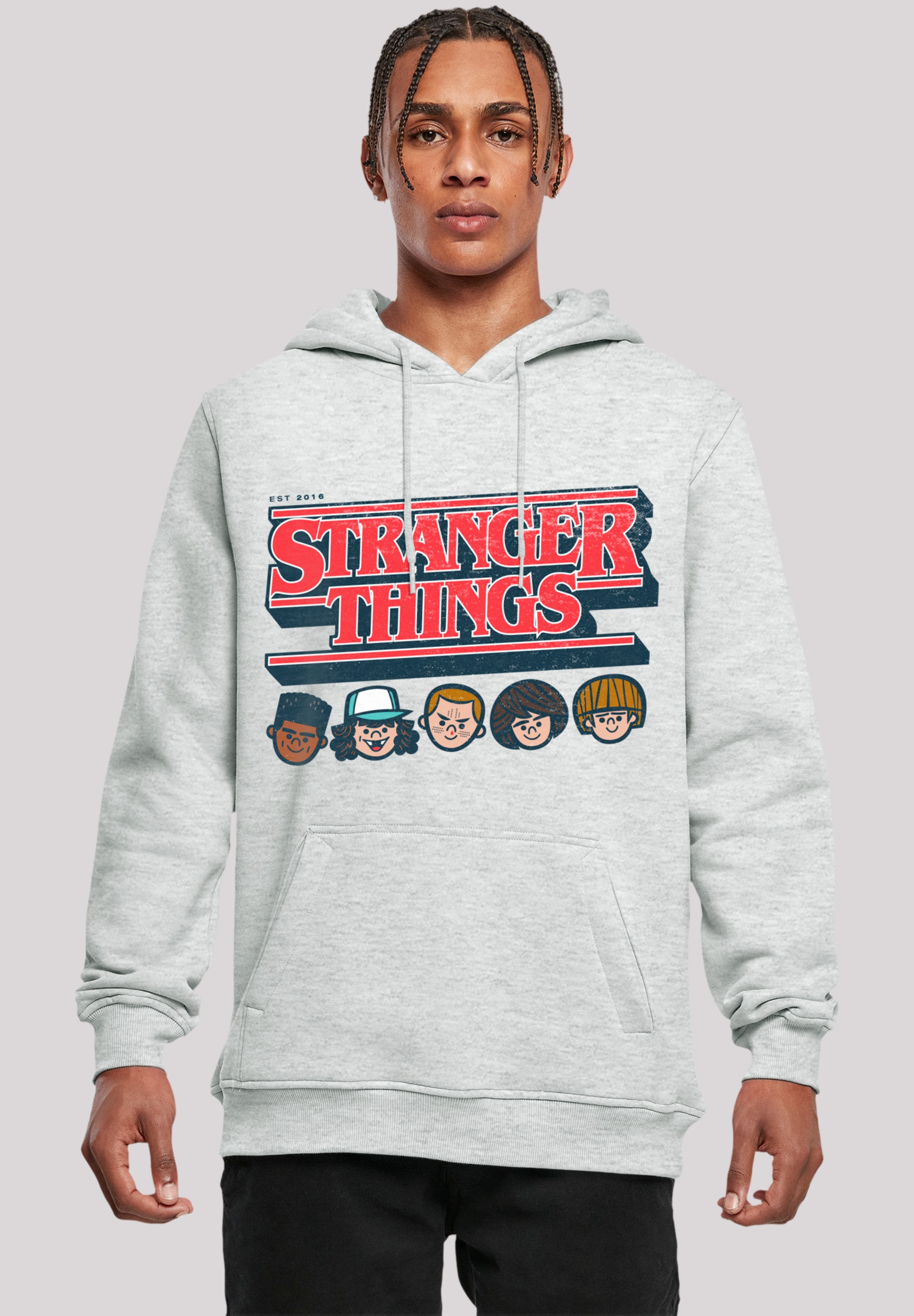 F4NT4STIC Kapuzenpullover "Stranger Things Caricature Logo Netflix TV Serie günstig online kaufen