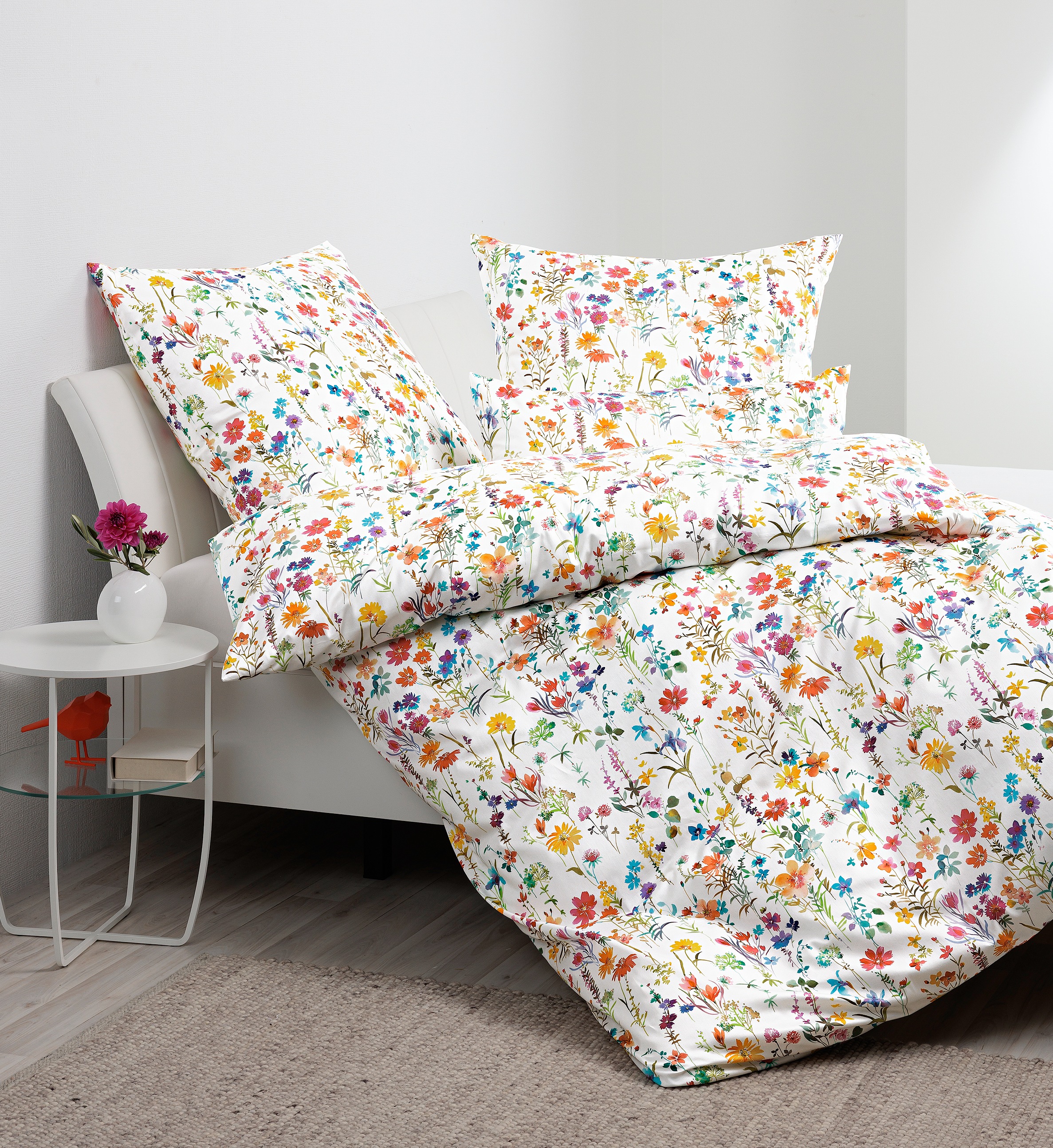 Janine Bettwäsche "CARMEN S 55130 09 * 155X220,80x80" mit Reißverschluss günstig online kaufen