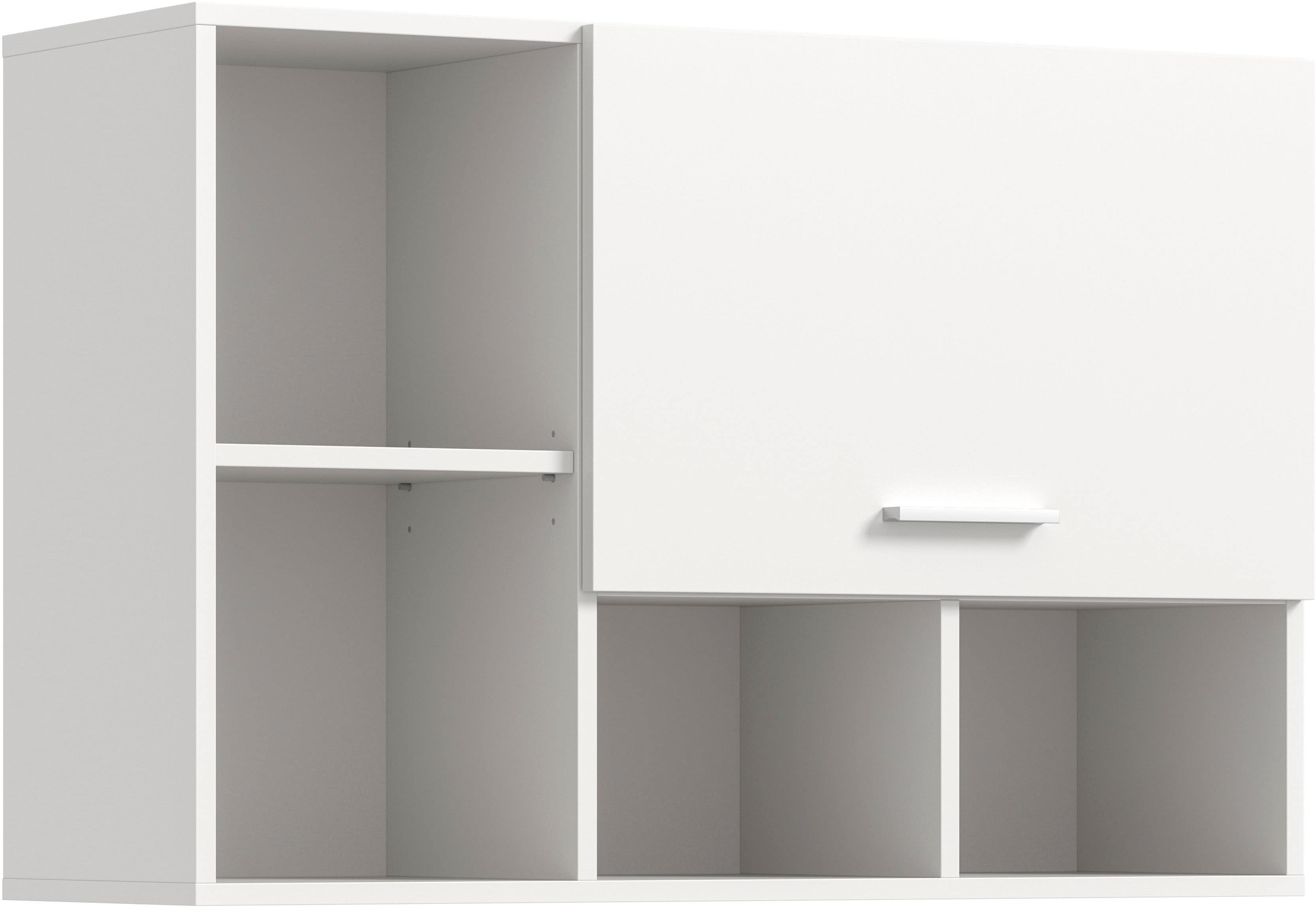 welltime Hängeschrank "FALAS, Breite 95cm, 1 Klappe, 5 Fächer" in verschiedenen Farben erhältlich, 1 Stk. tlg. Schrank, Wandschrank, Badschrank, Wäscheschrank